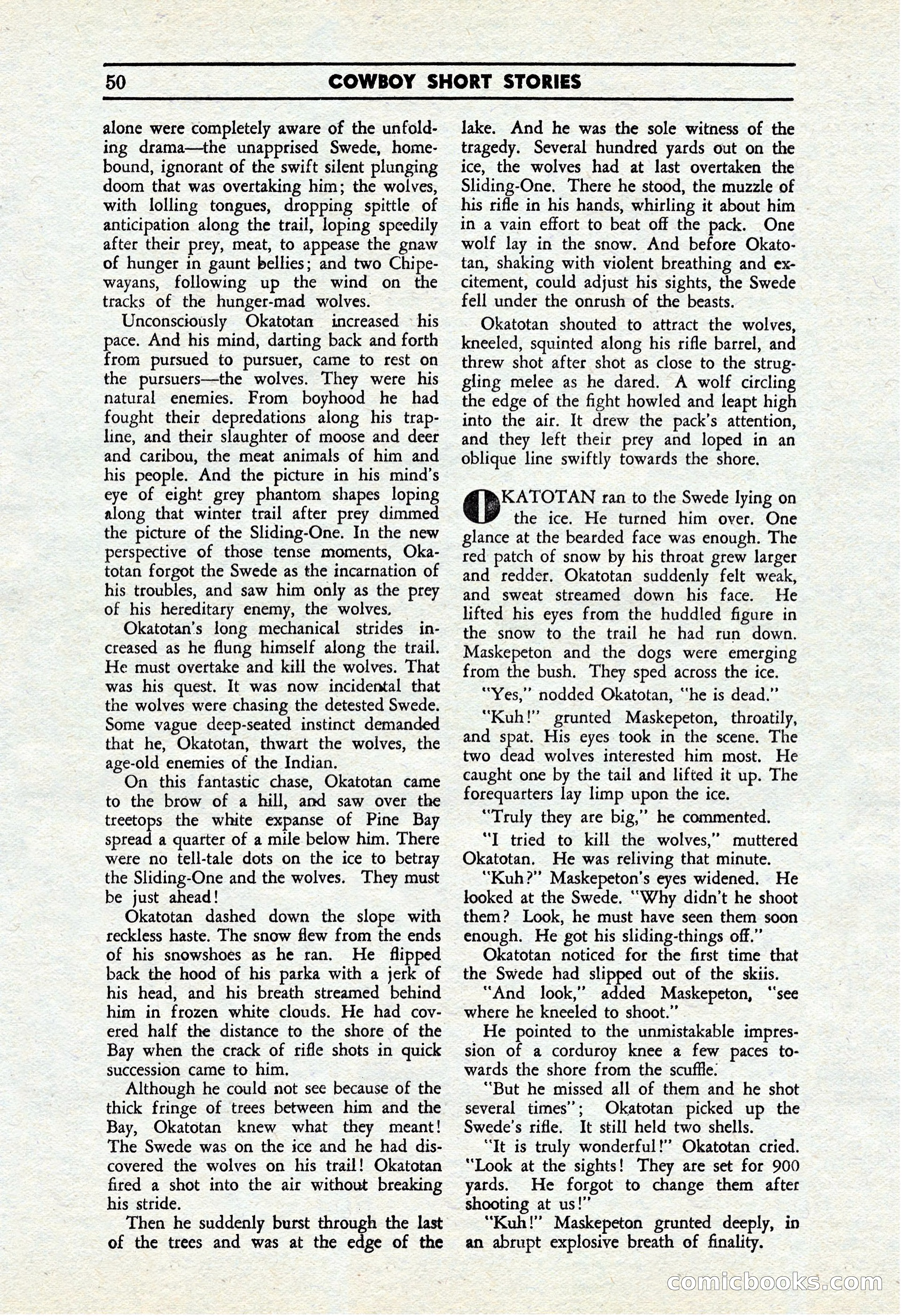 Cowboy Short Stories, November 1939 — page 49 of 114