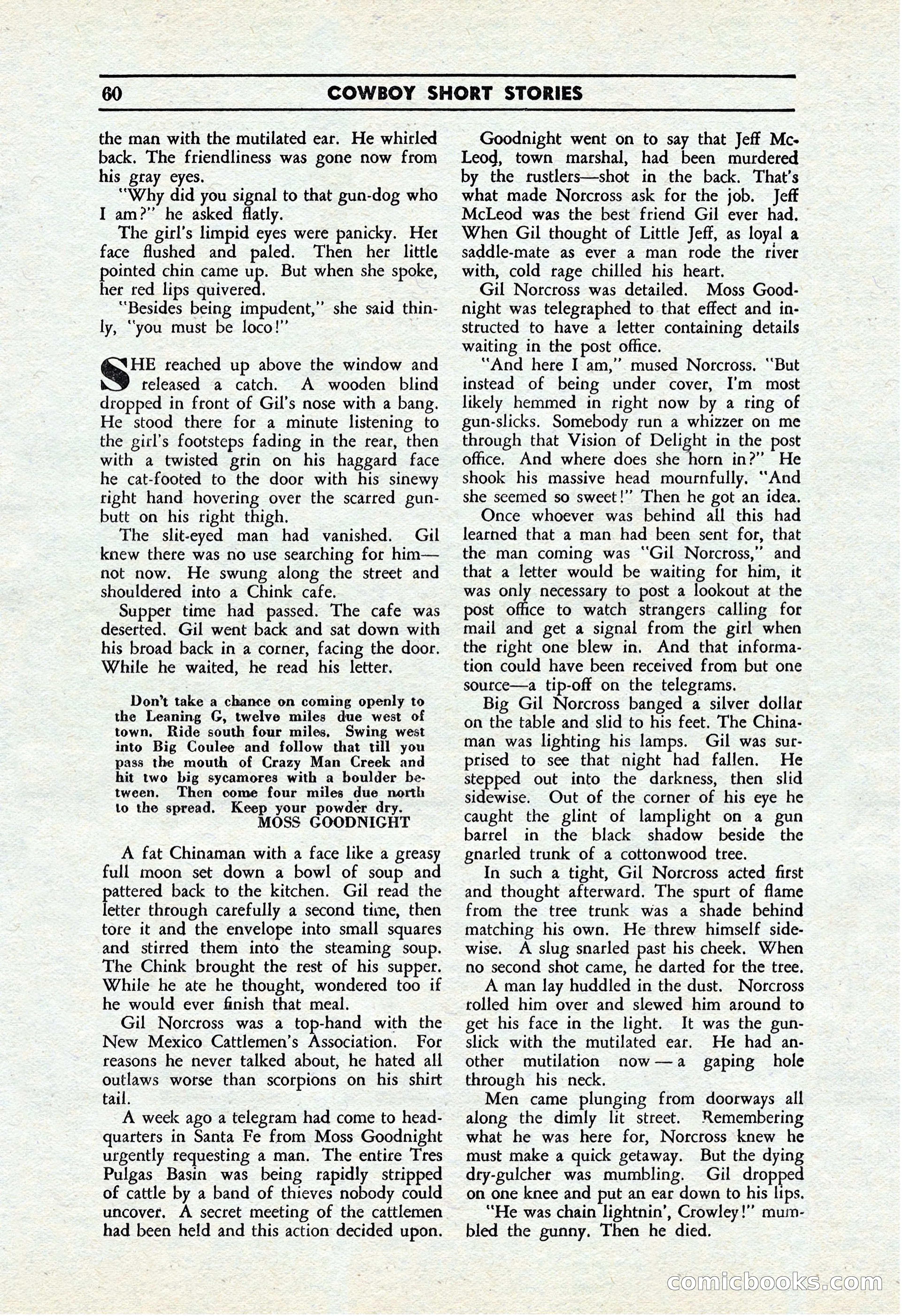 Cowboy Short Stories, November 1939 — page 59 of 114