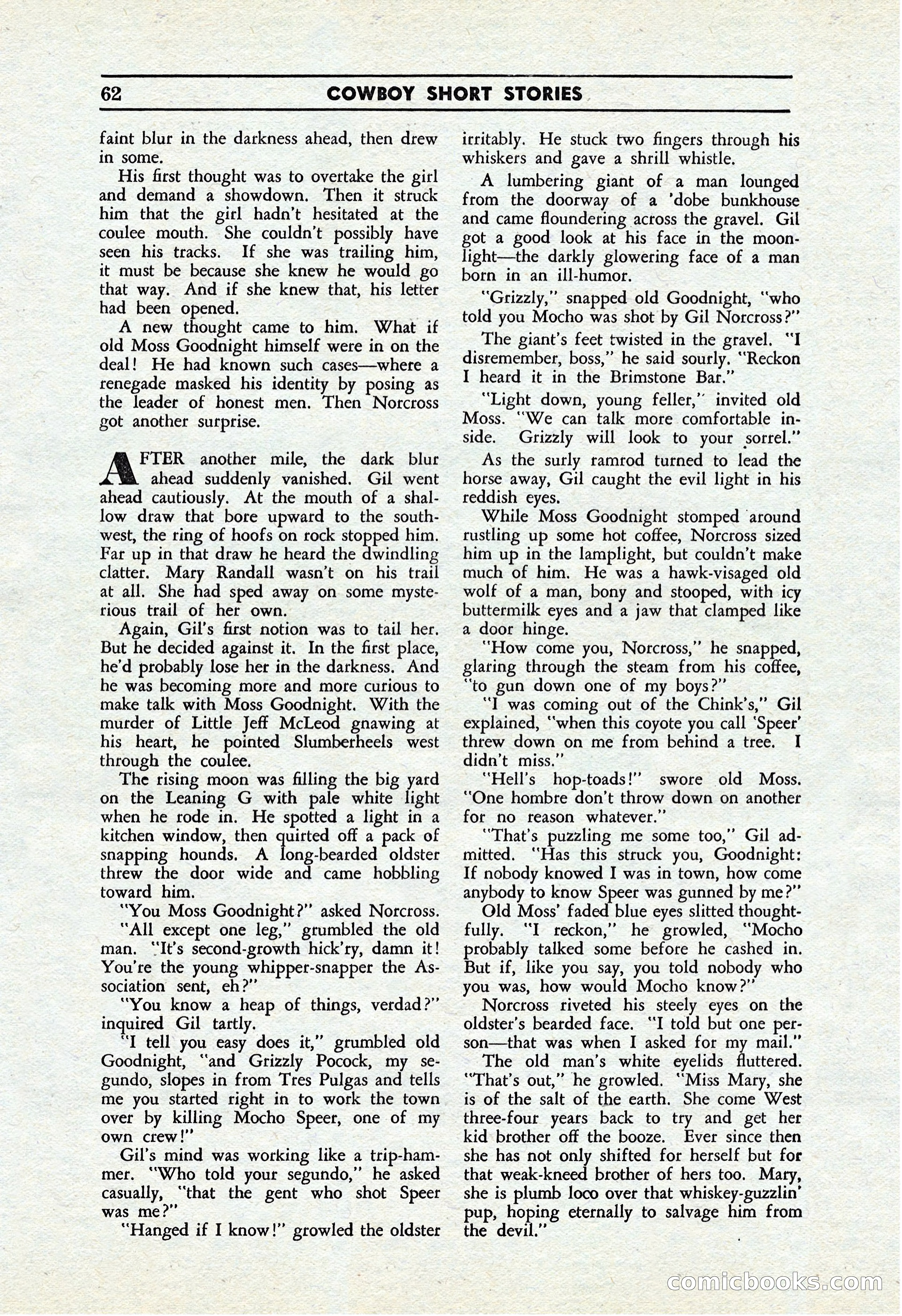 Cowboy Short Stories, November 1939 — page 61 of 114