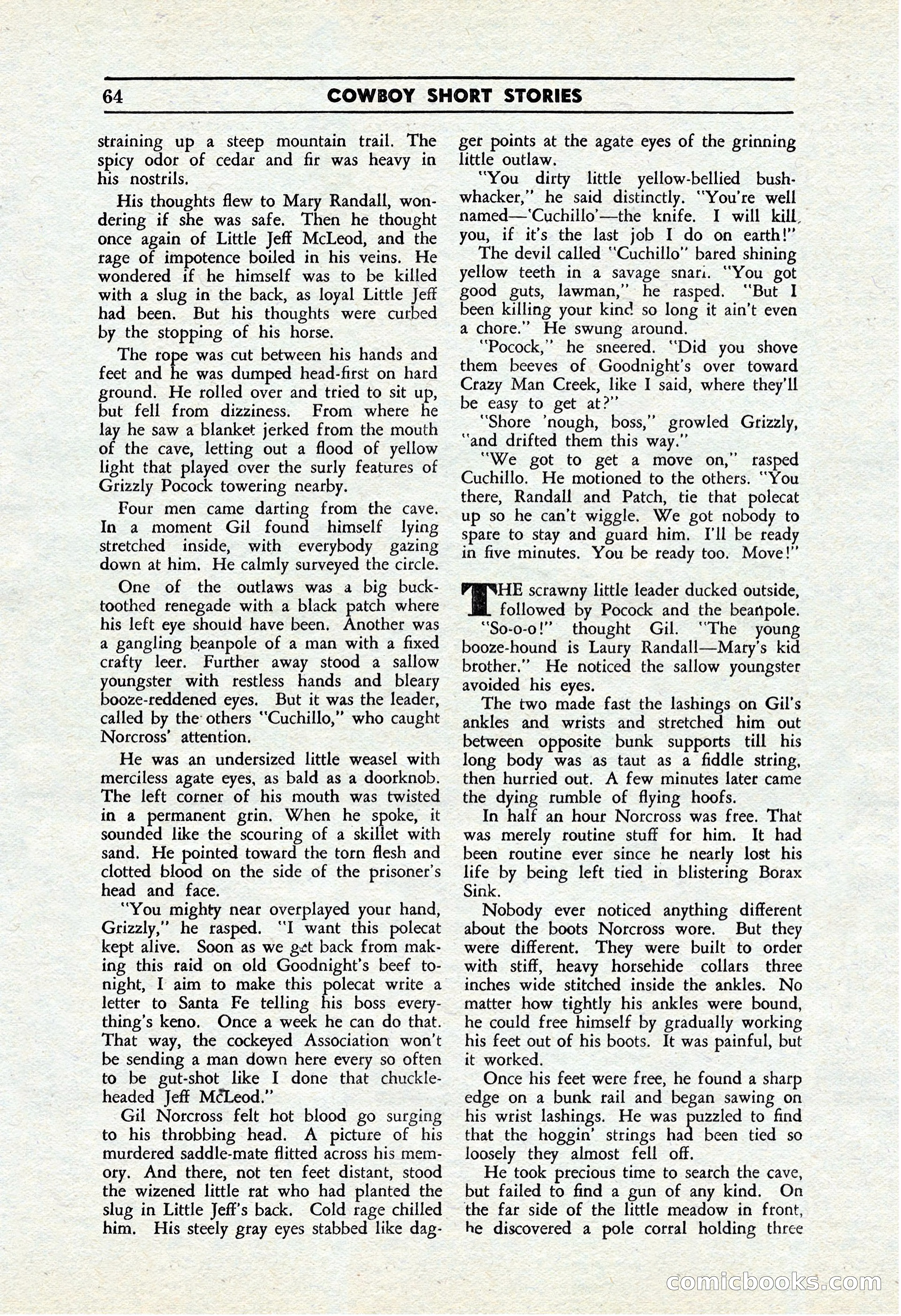 Cowboy Short Stories, November 1939 — page 63 of 114