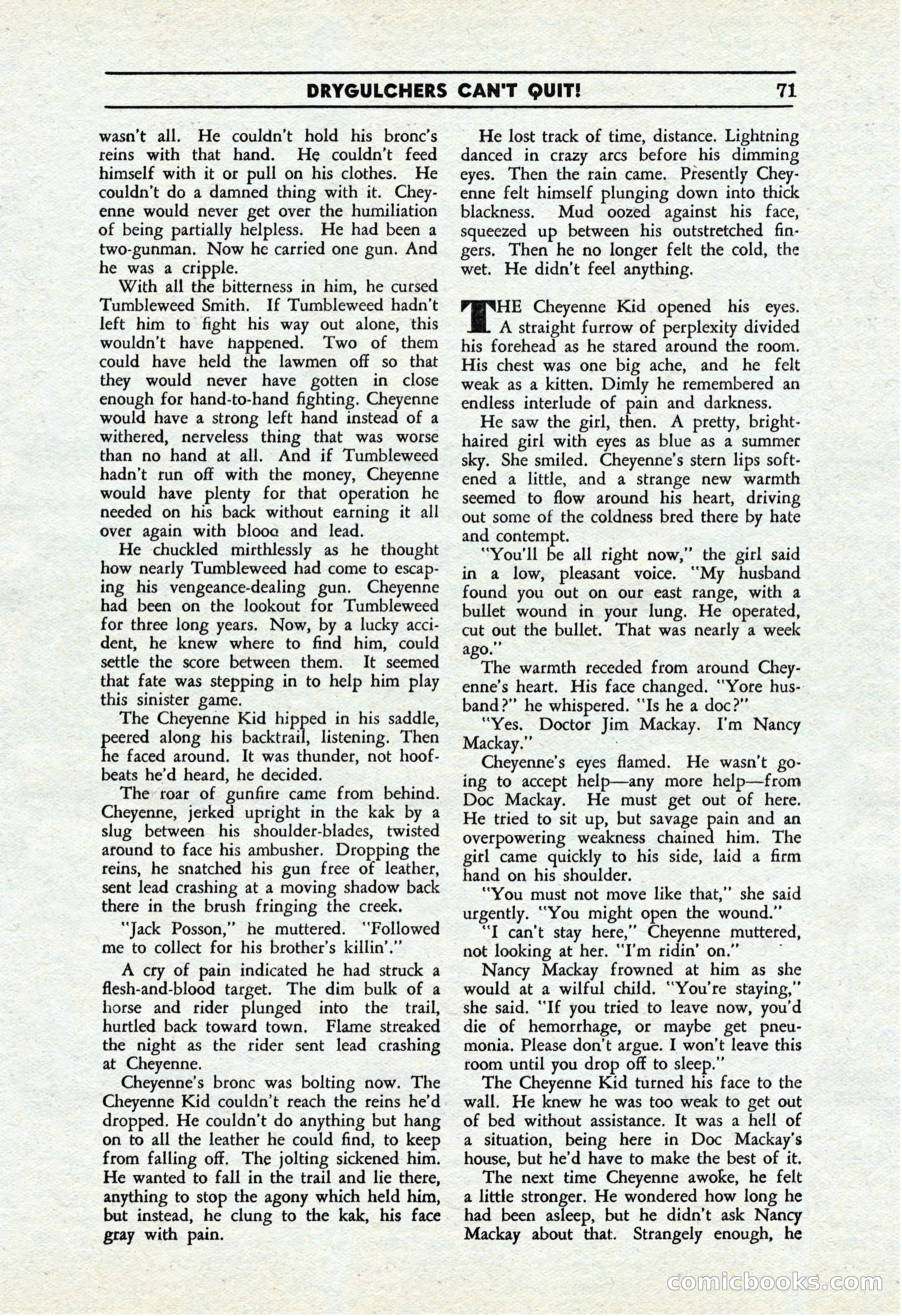 Cowboy Short Stories, November 1939 — page 70 of 114