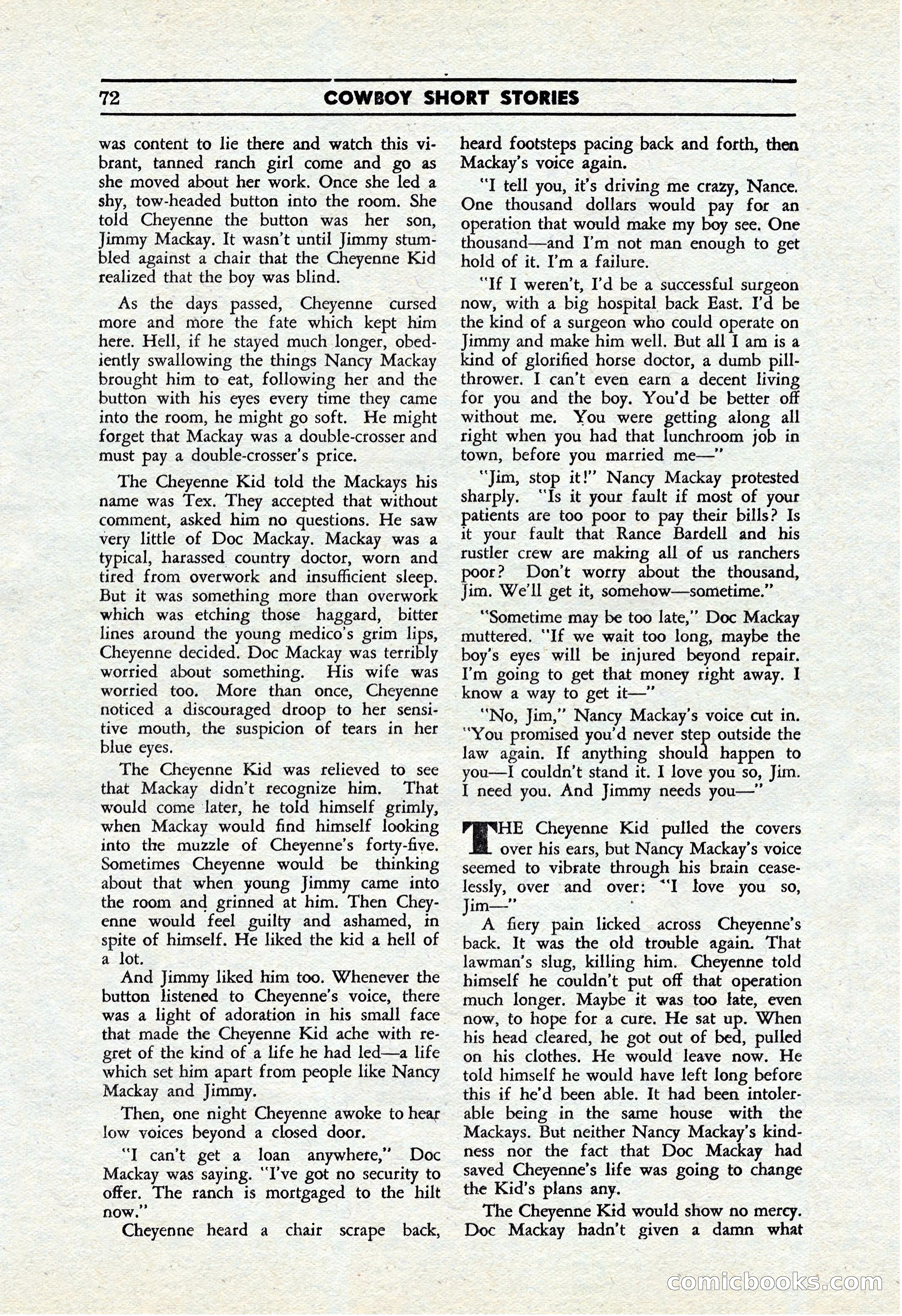 Cowboy Short Stories, November 1939 — page 71 of 114
