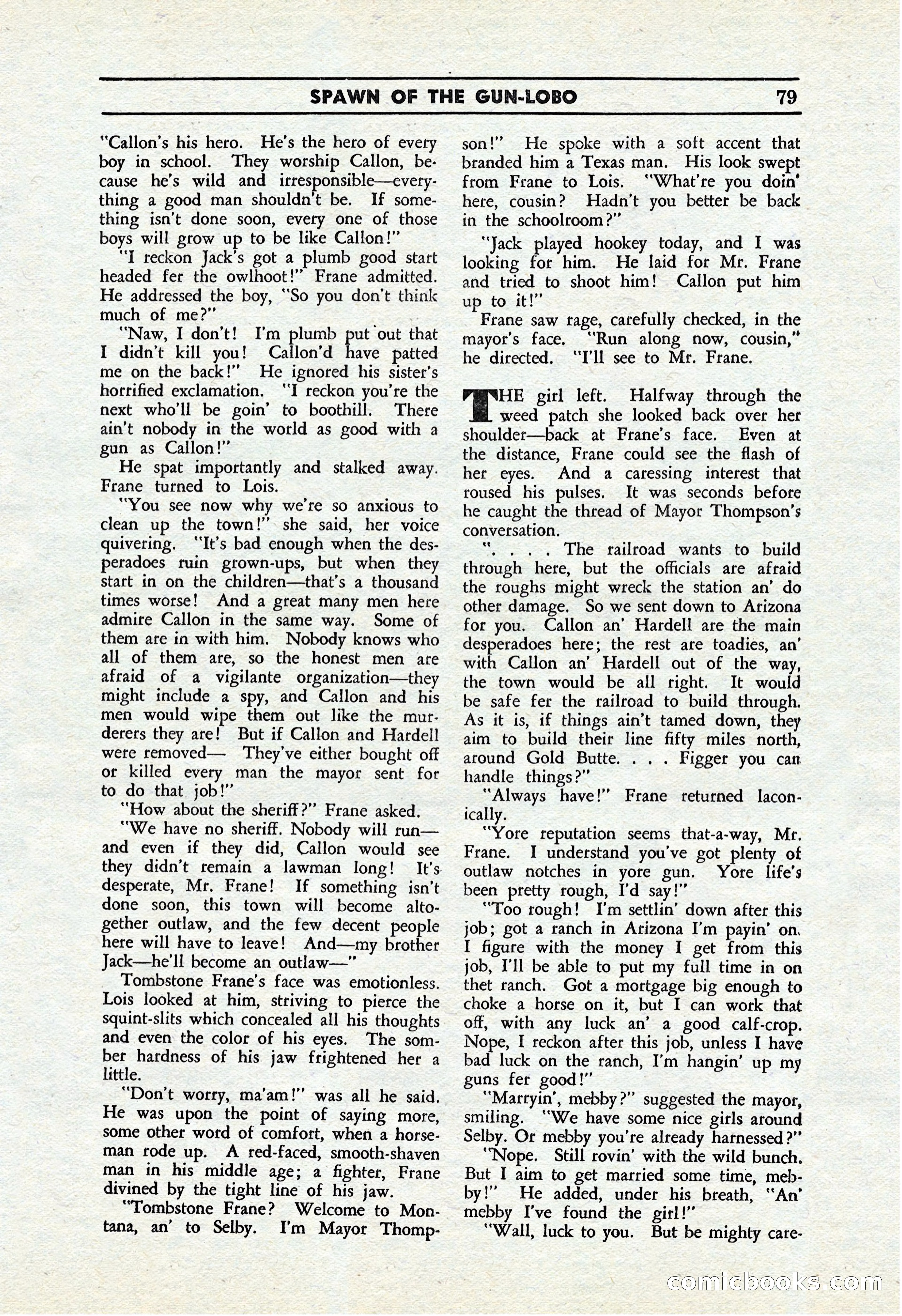 Cowboy Short Stories, November 1939 — page 78 of 114