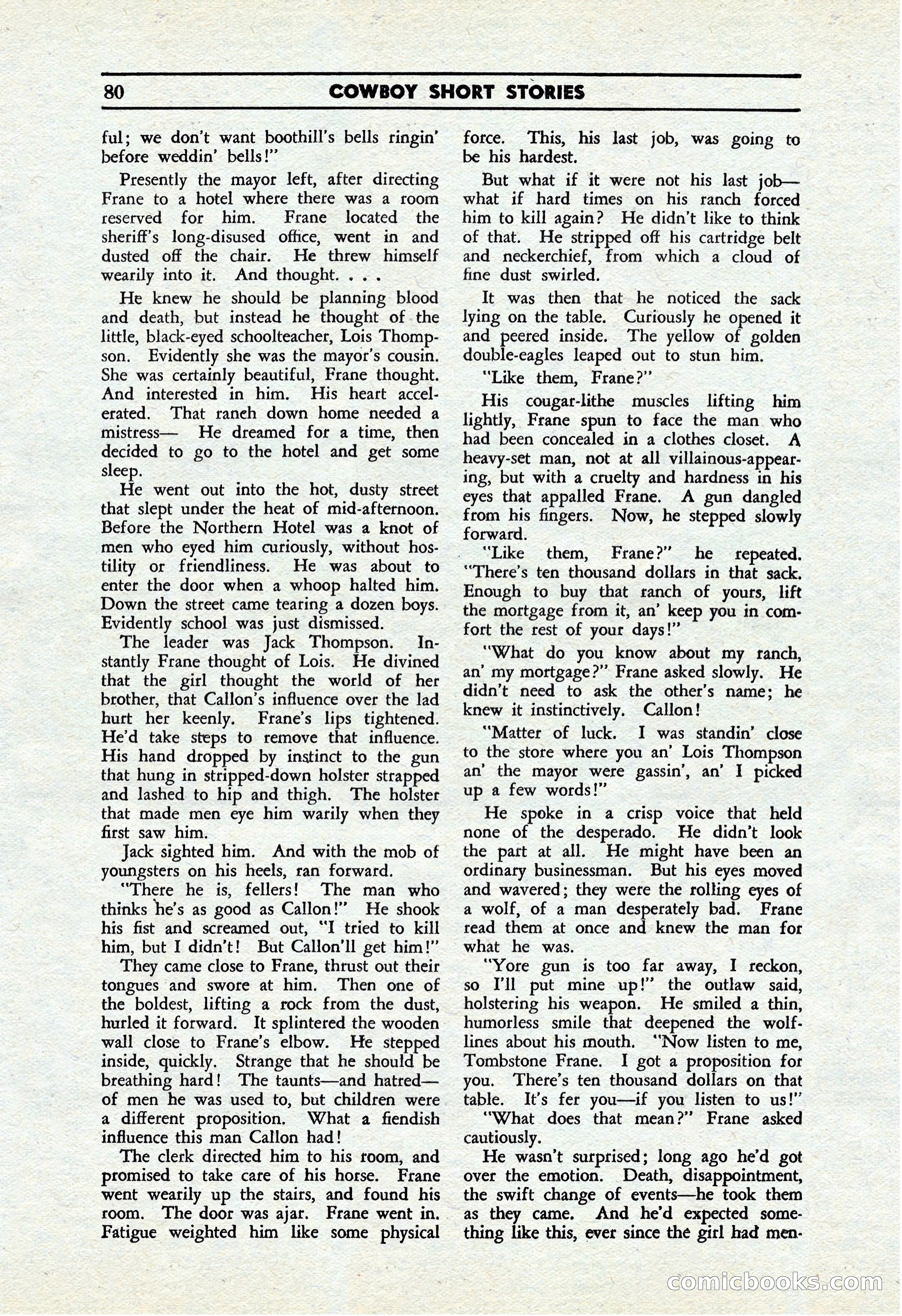 Cowboy Short Stories, November 1939 — page 79 of 114