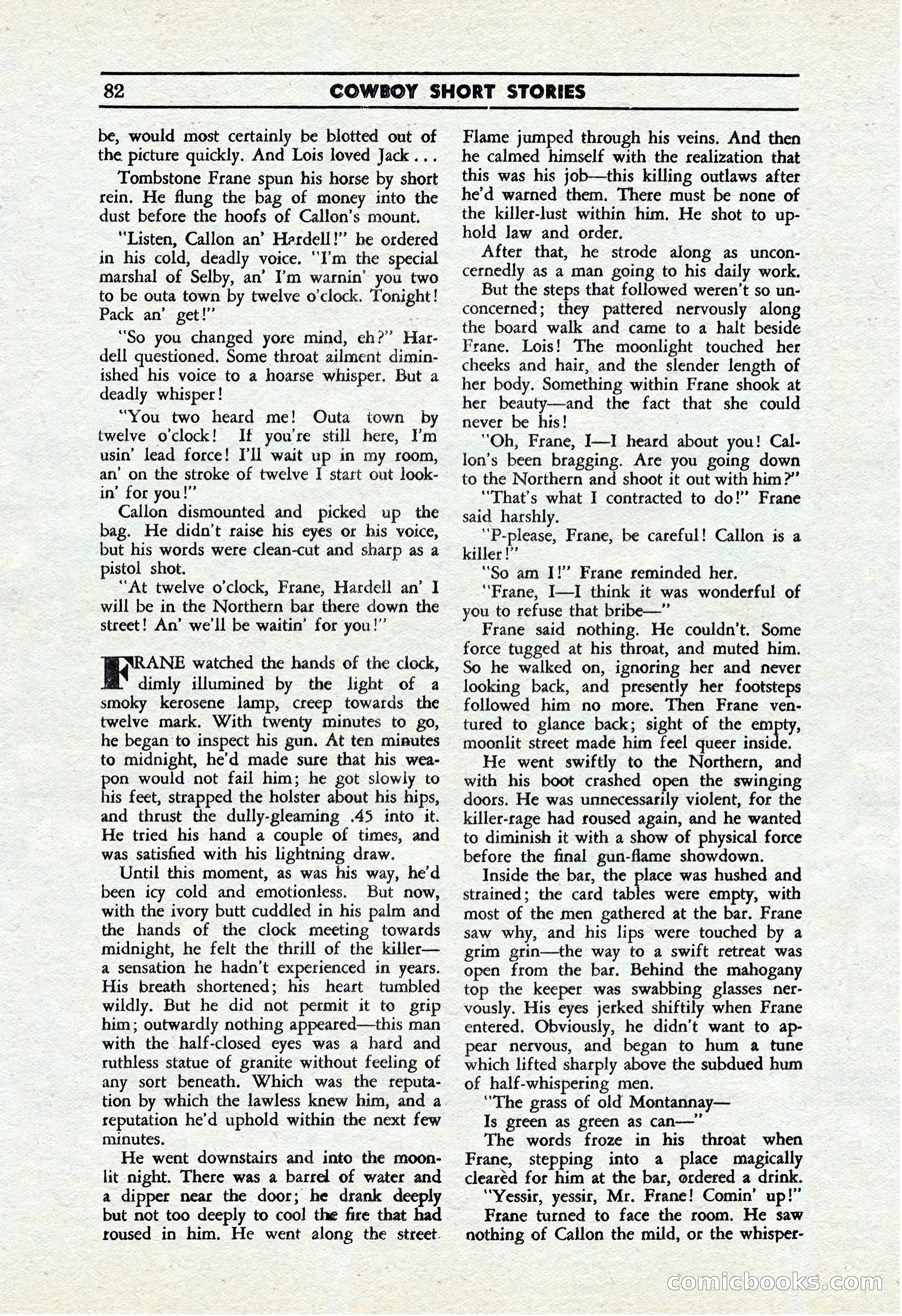 Cowboy Short Stories, November 1939 — page 81 of 114
