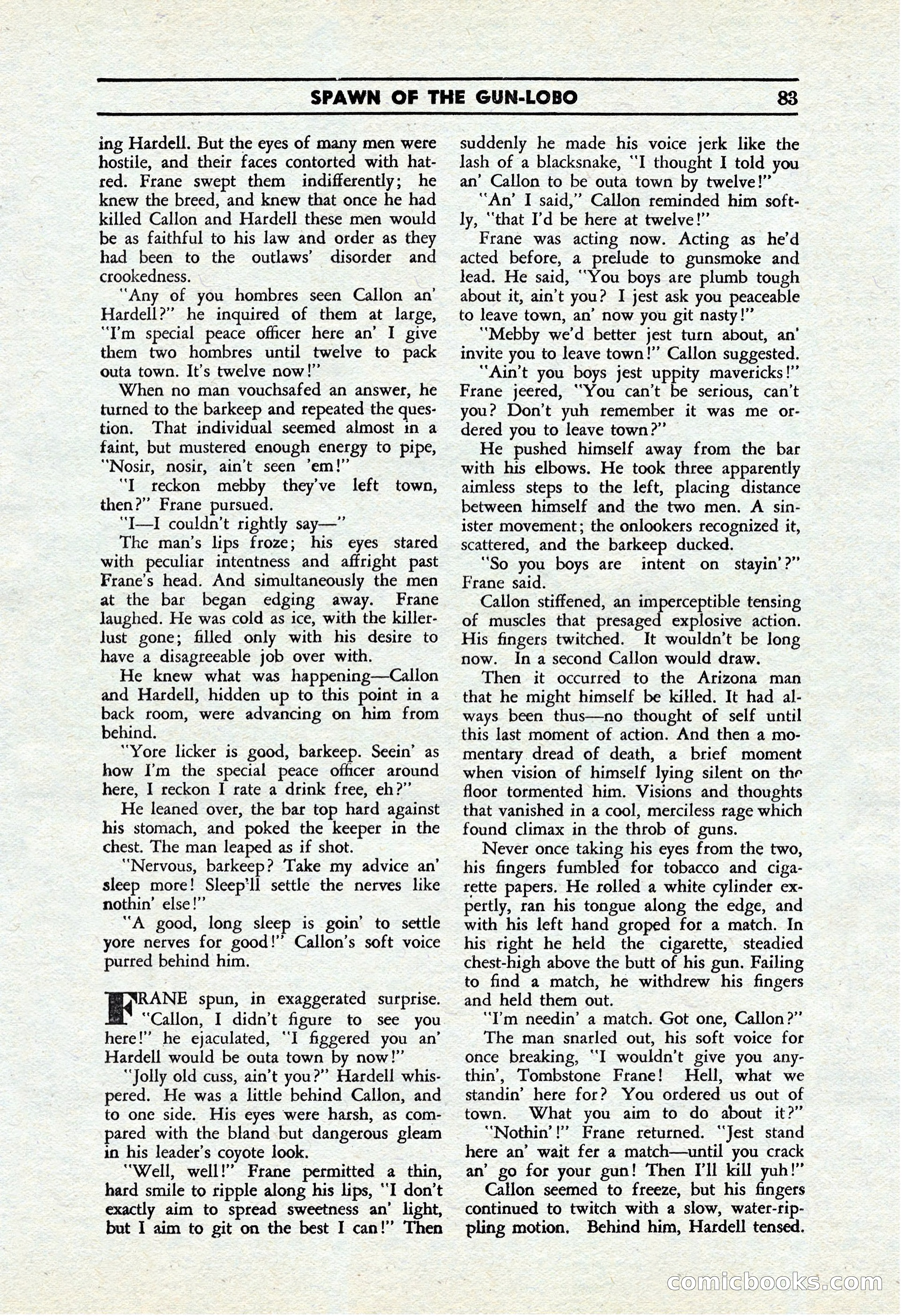 Cowboy Short Stories, November 1939 — page 82 of 114