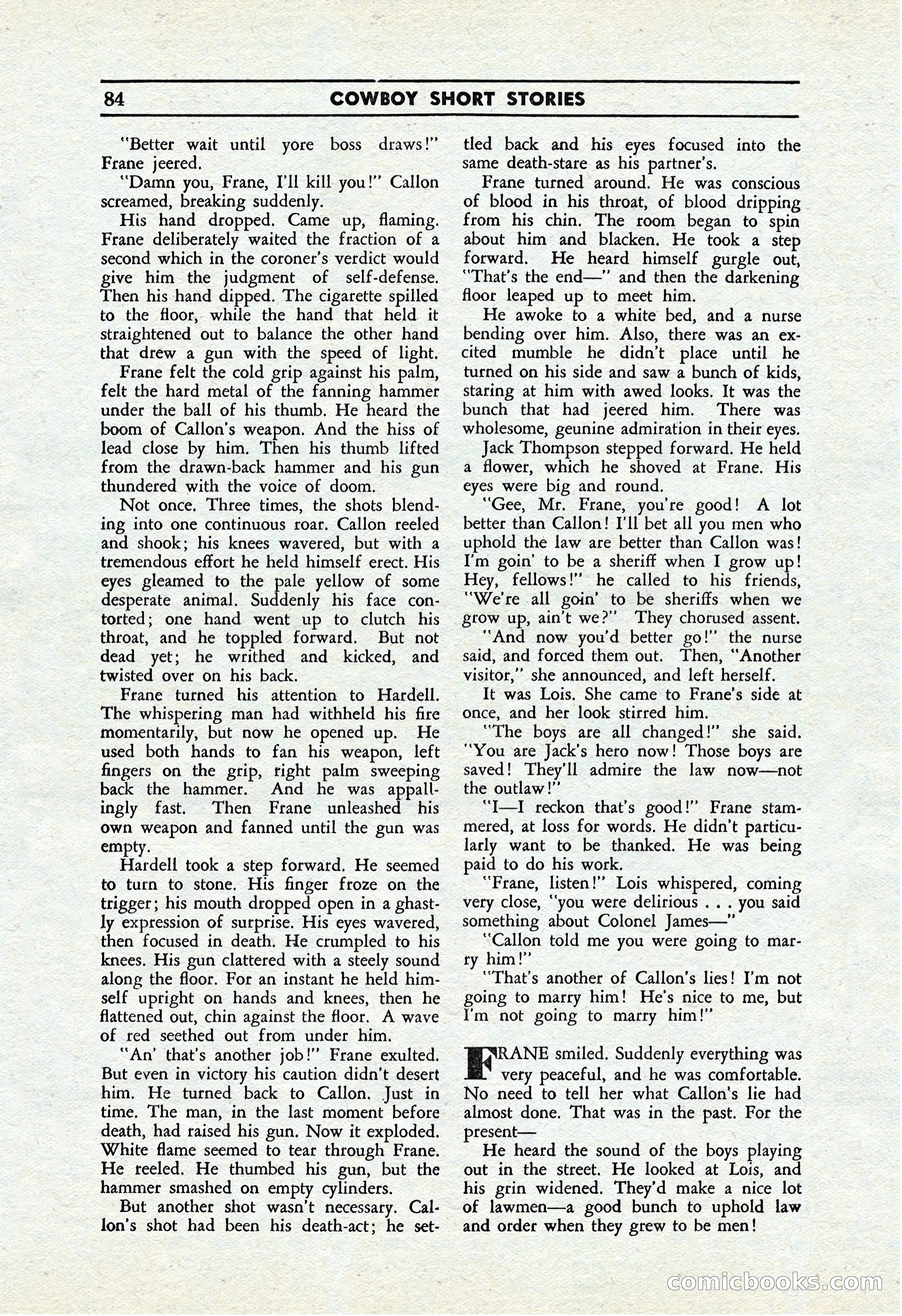 Cowboy Short Stories, November 1939 — page 83 of 114