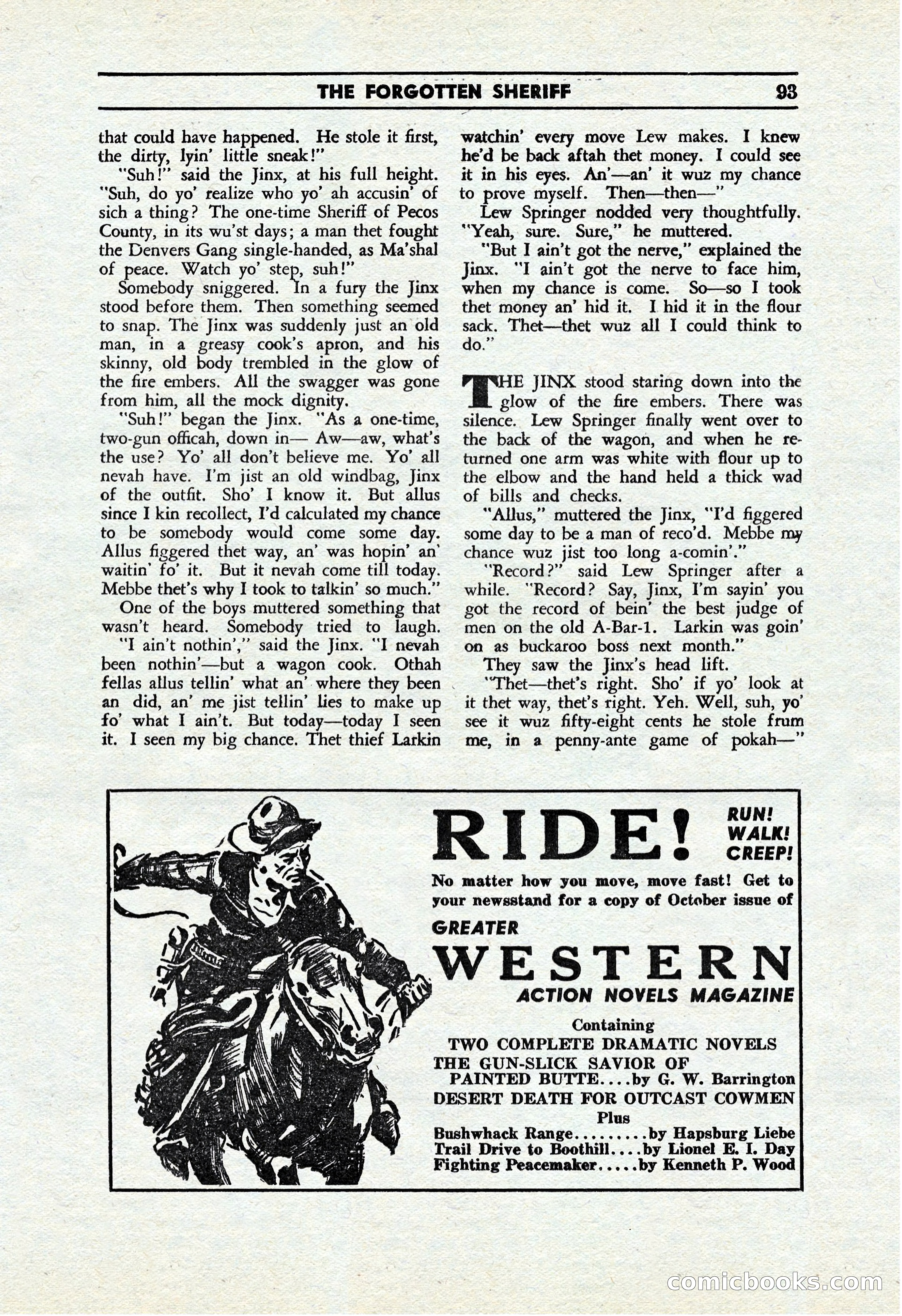 Cowboy Short Stories, November 1939 — page 92 of 114