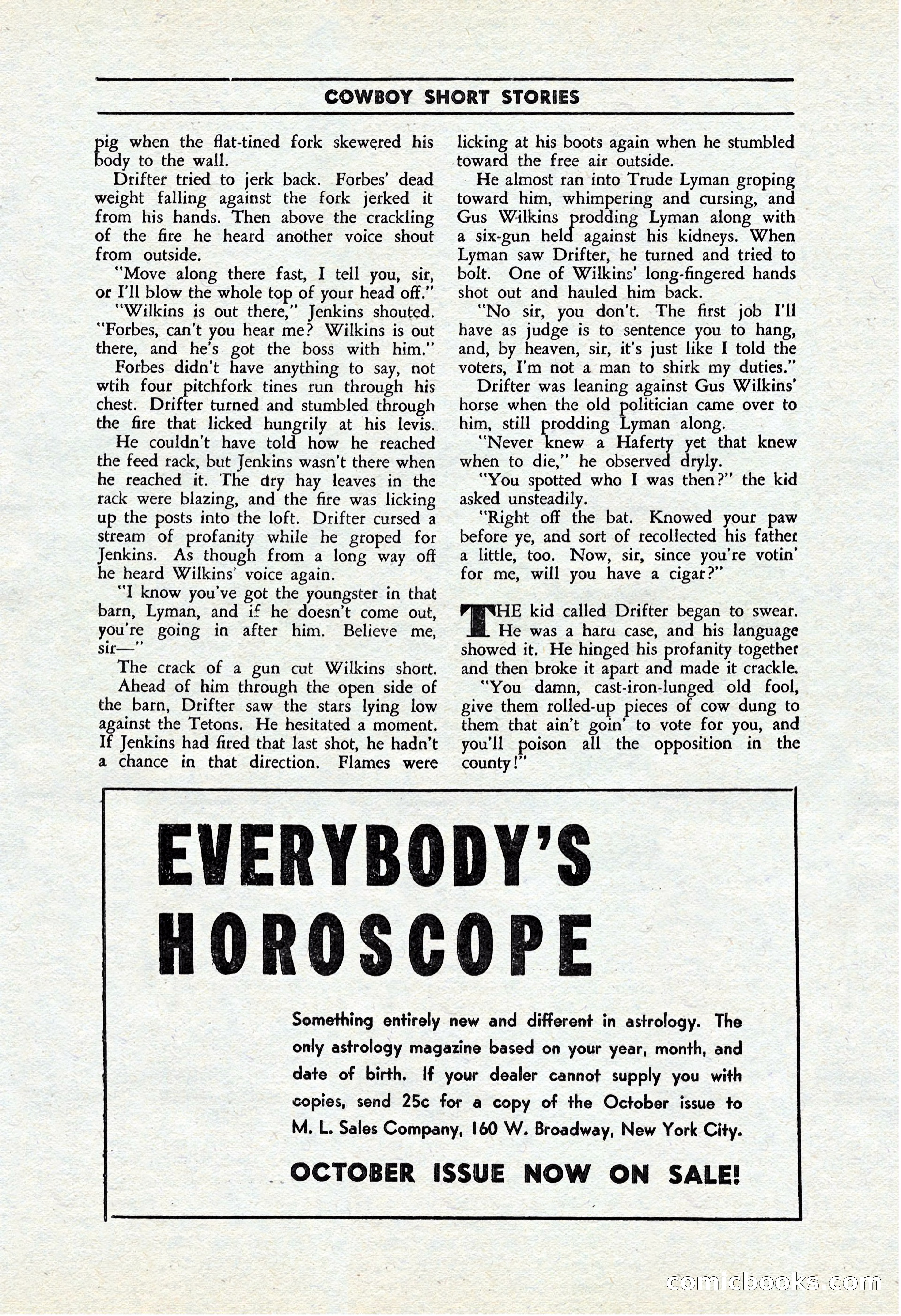 Cowboy Short Stories, November 1939 — page 108 of 114