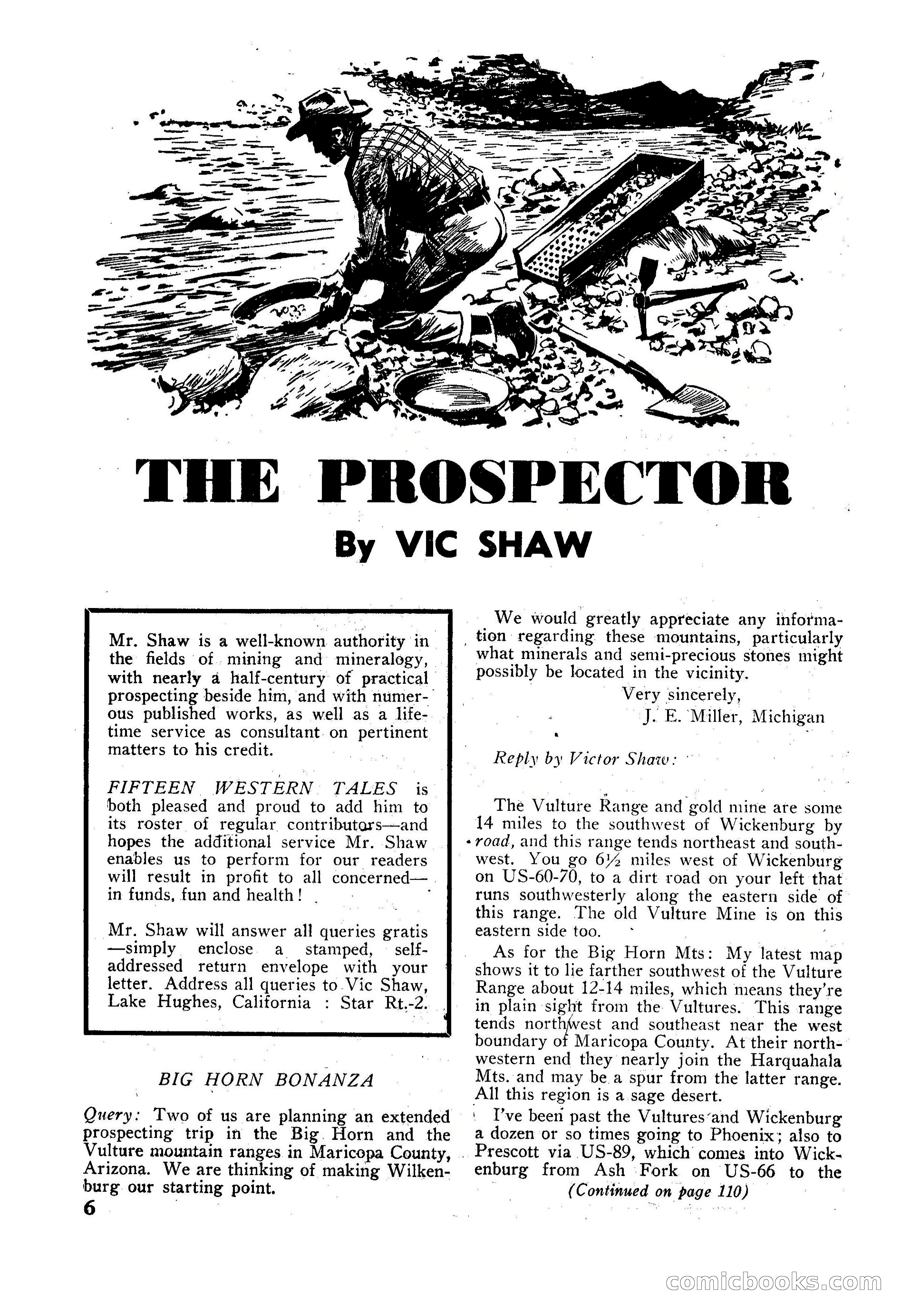 Fifteen Western Tales, January 1953 — page 6 of 116