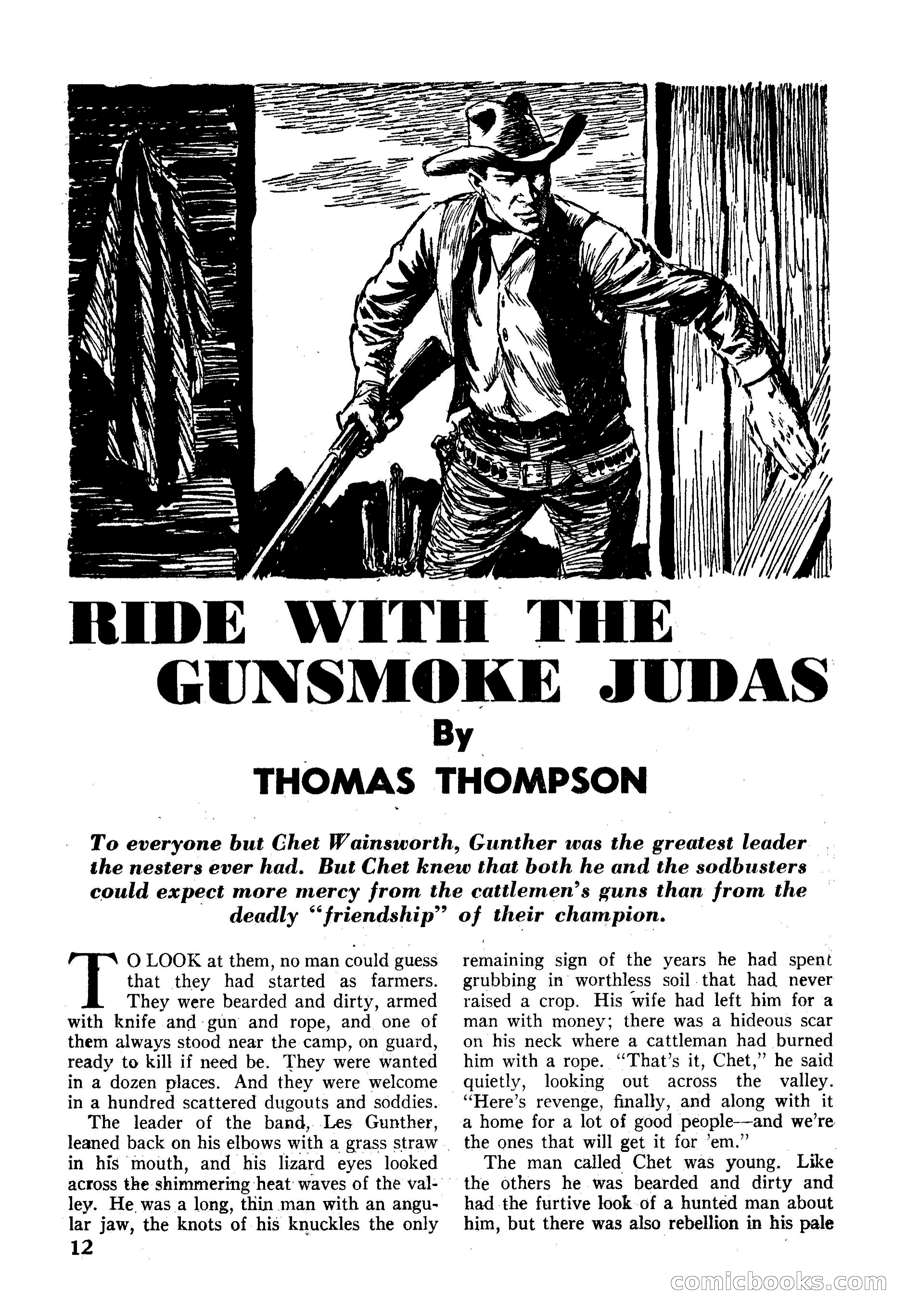 Fifteen Western Tales, January 1953 — page 12 of 116