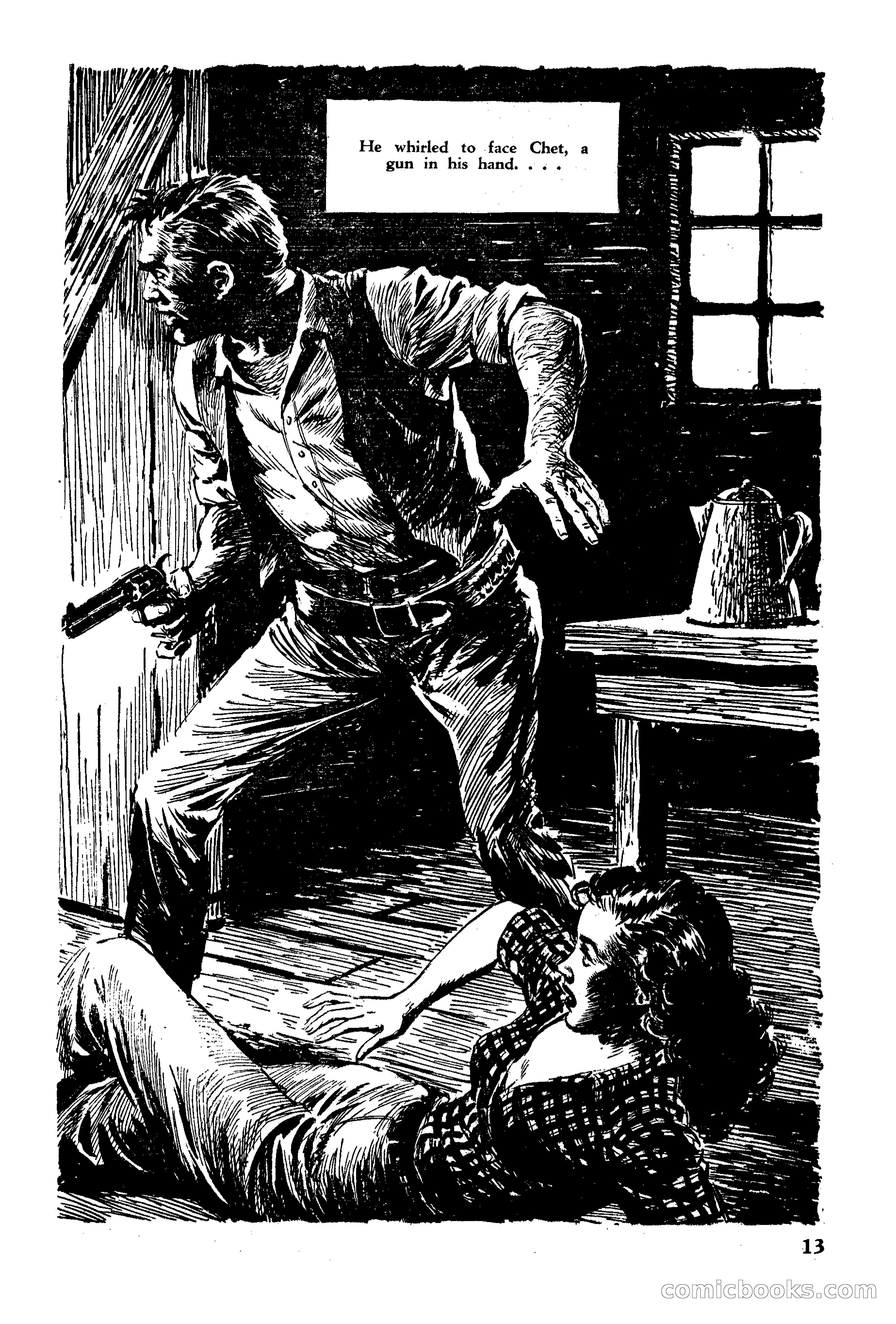 Fifteen Western Tales, January 1953 — page 13 of 116
