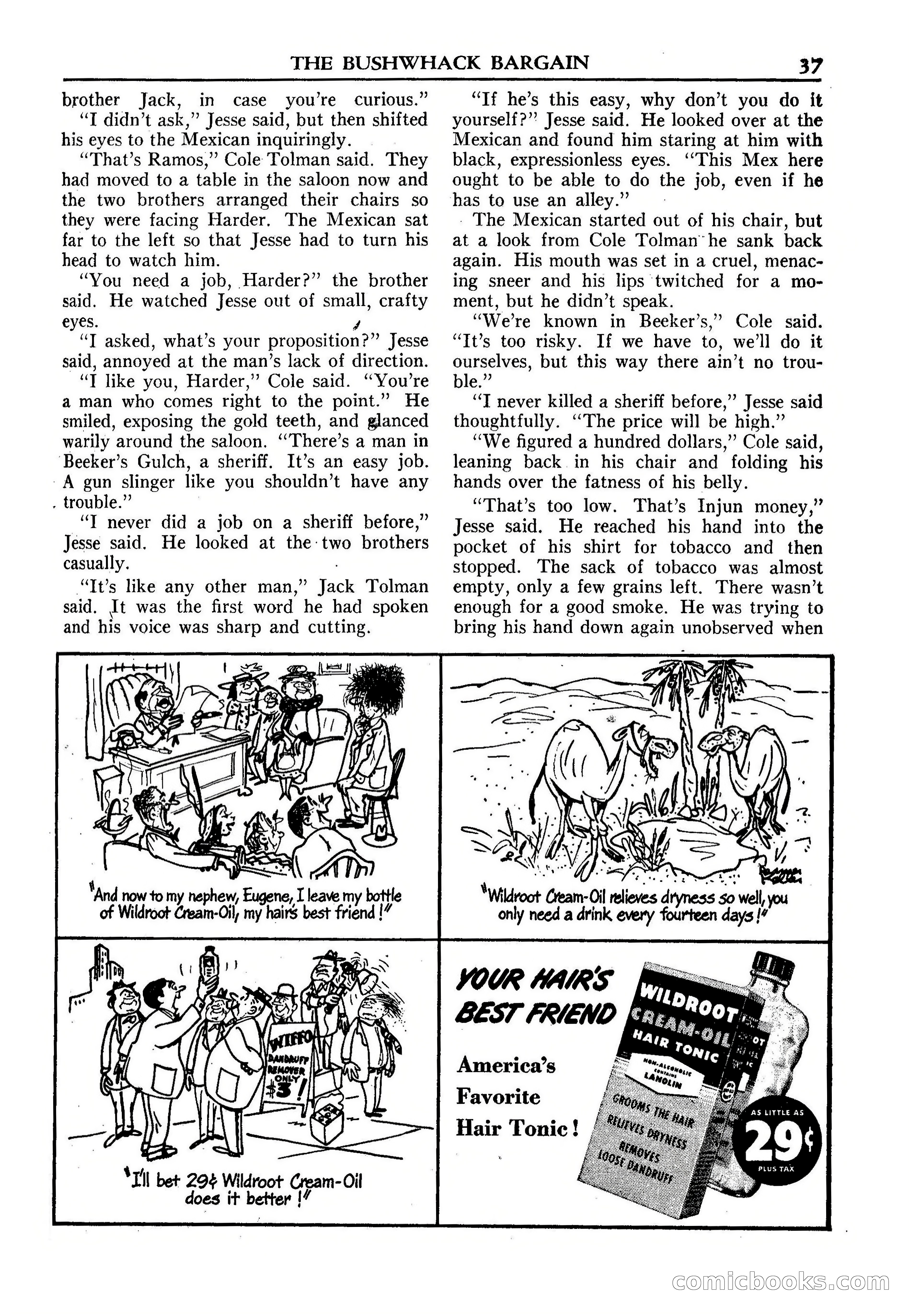 Fifteen Western Tales, January 1953 — page 37 of 116