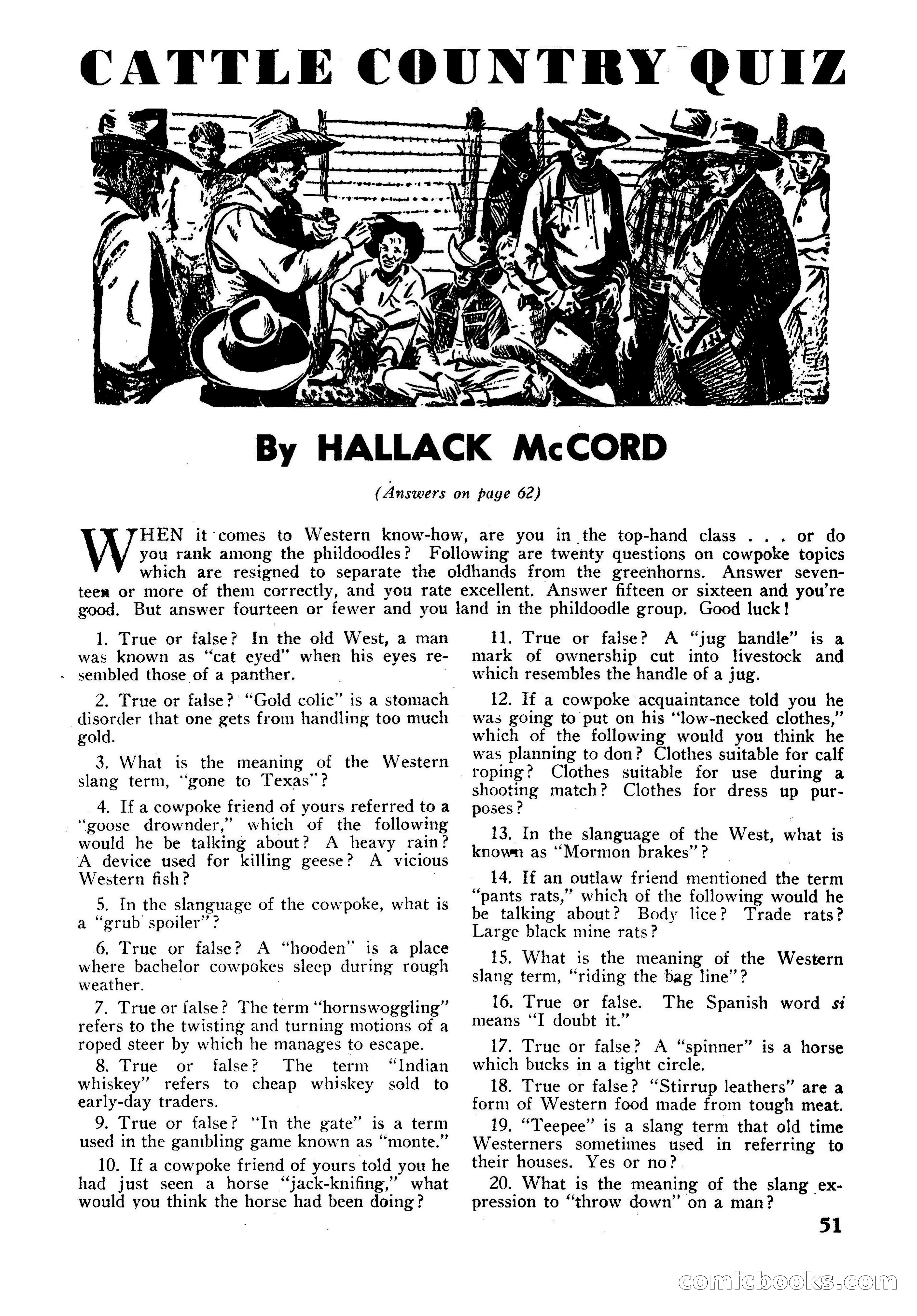 Fifteen Western Tales, January 1953 — page 51 of 116