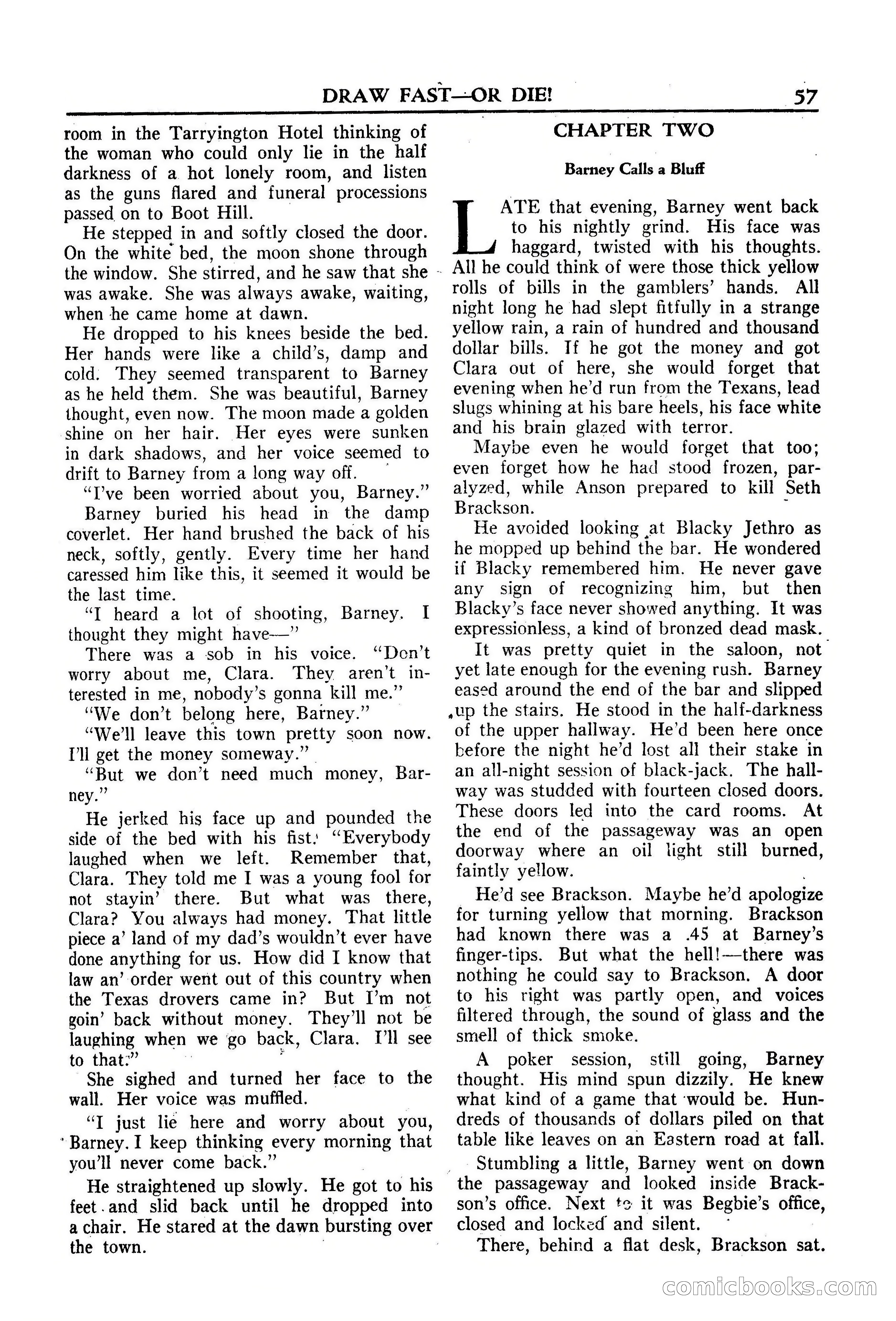 Fifteen Western Tales, January 1953 — page 57 of 116