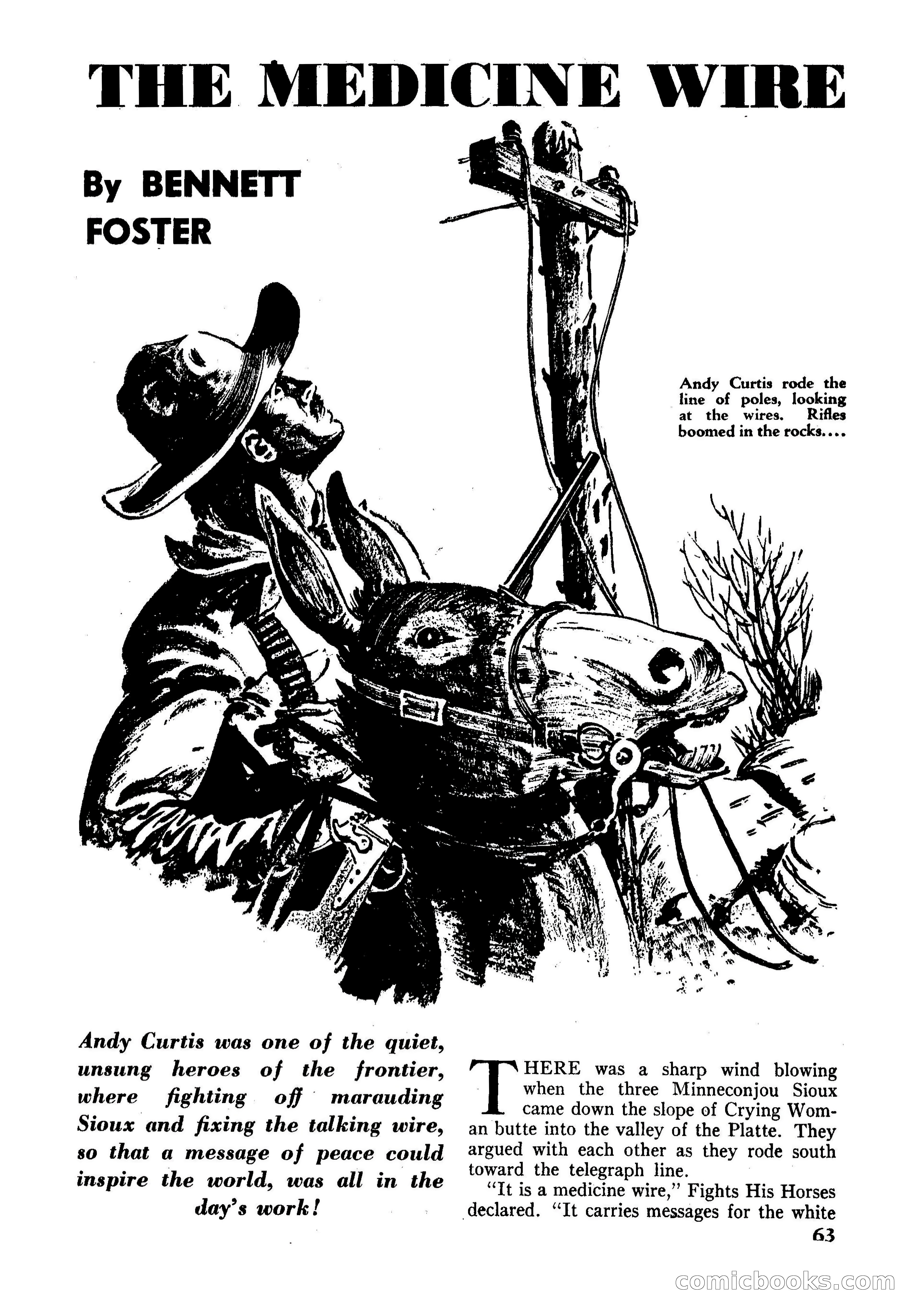 Fifteen Western Tales, January 1953 — page 63 of 116