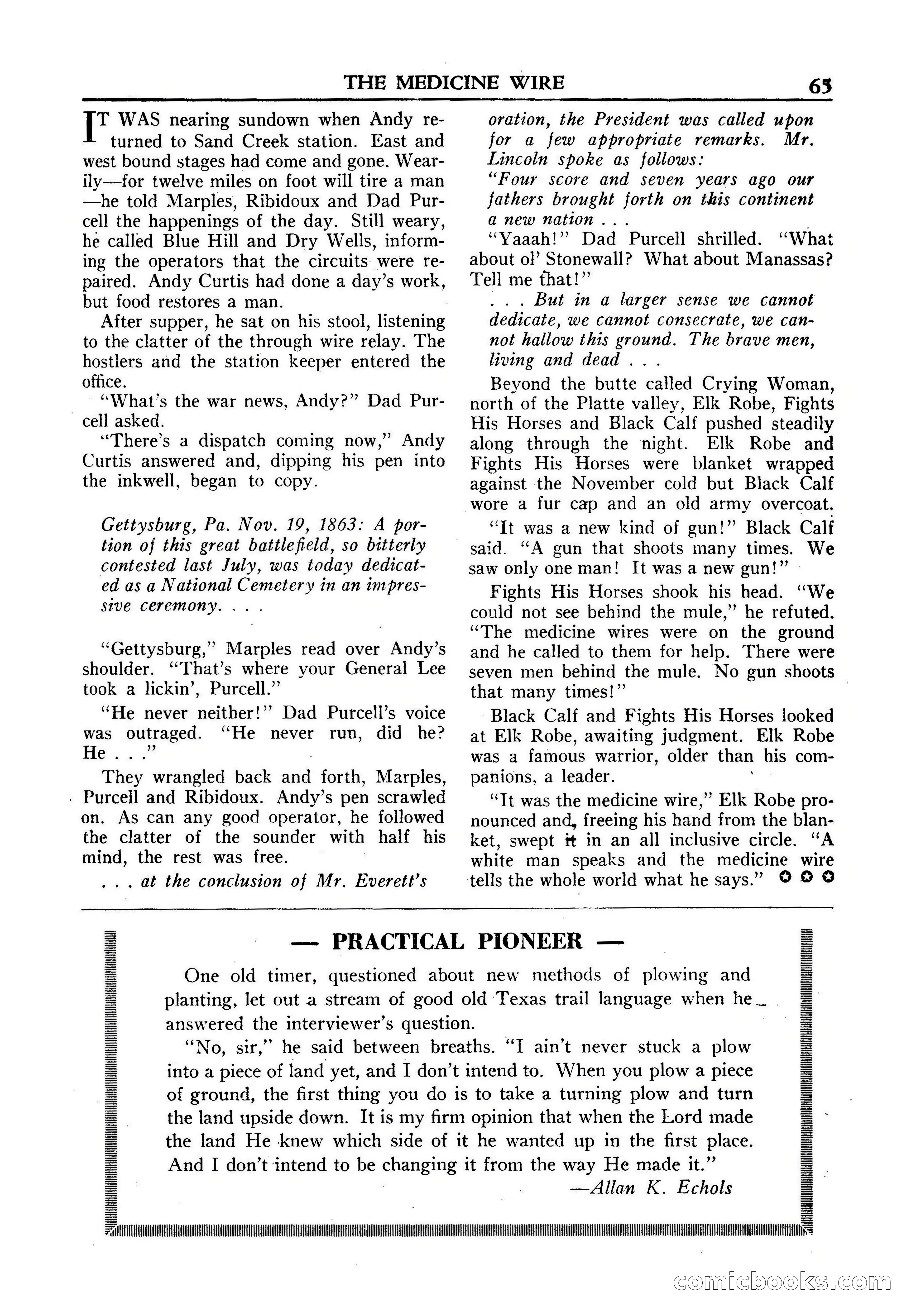 Fifteen Western Tales, January 1953 — page 65 of 116