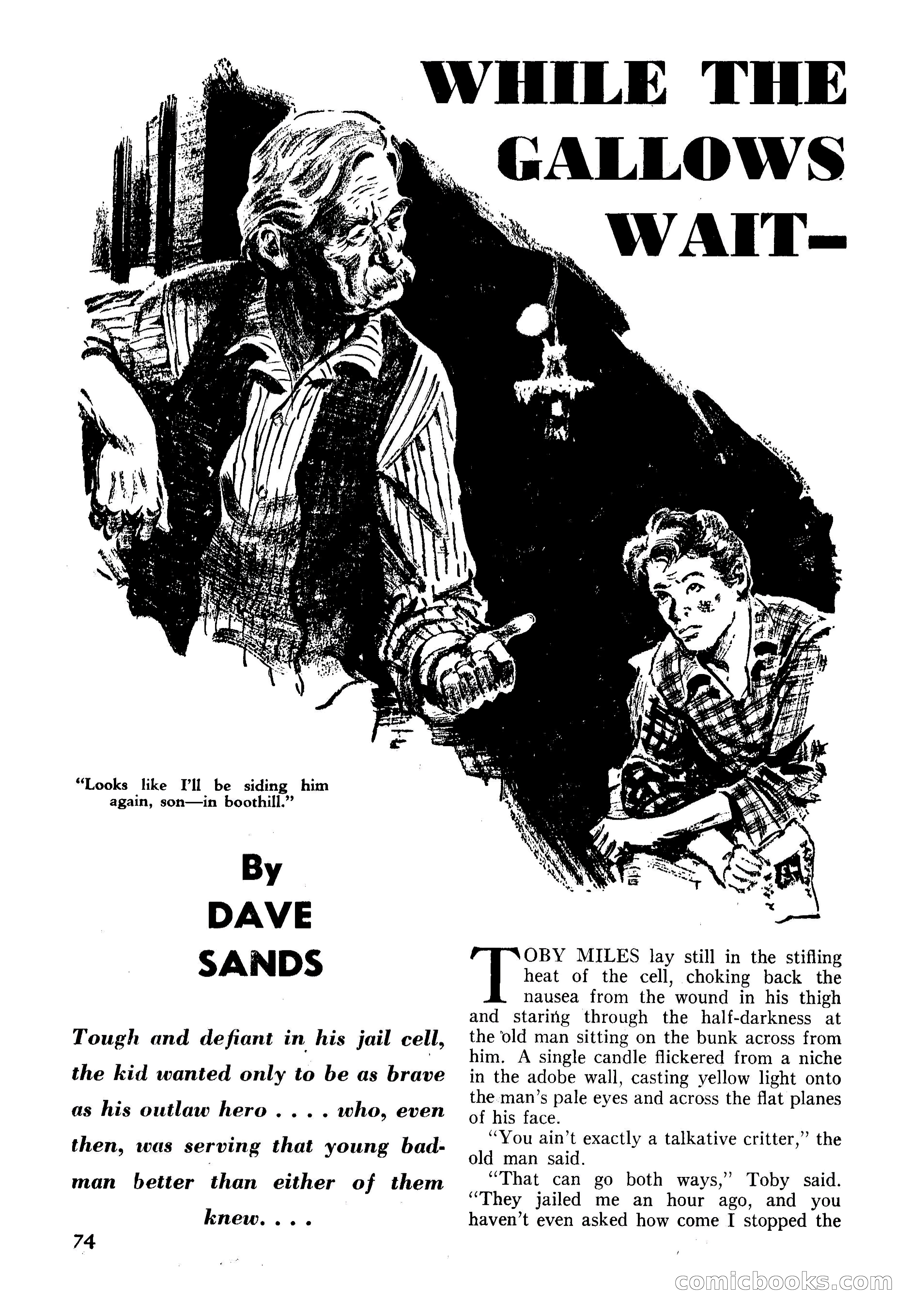 Fifteen Western Tales, January 1953 — page 74 of 116