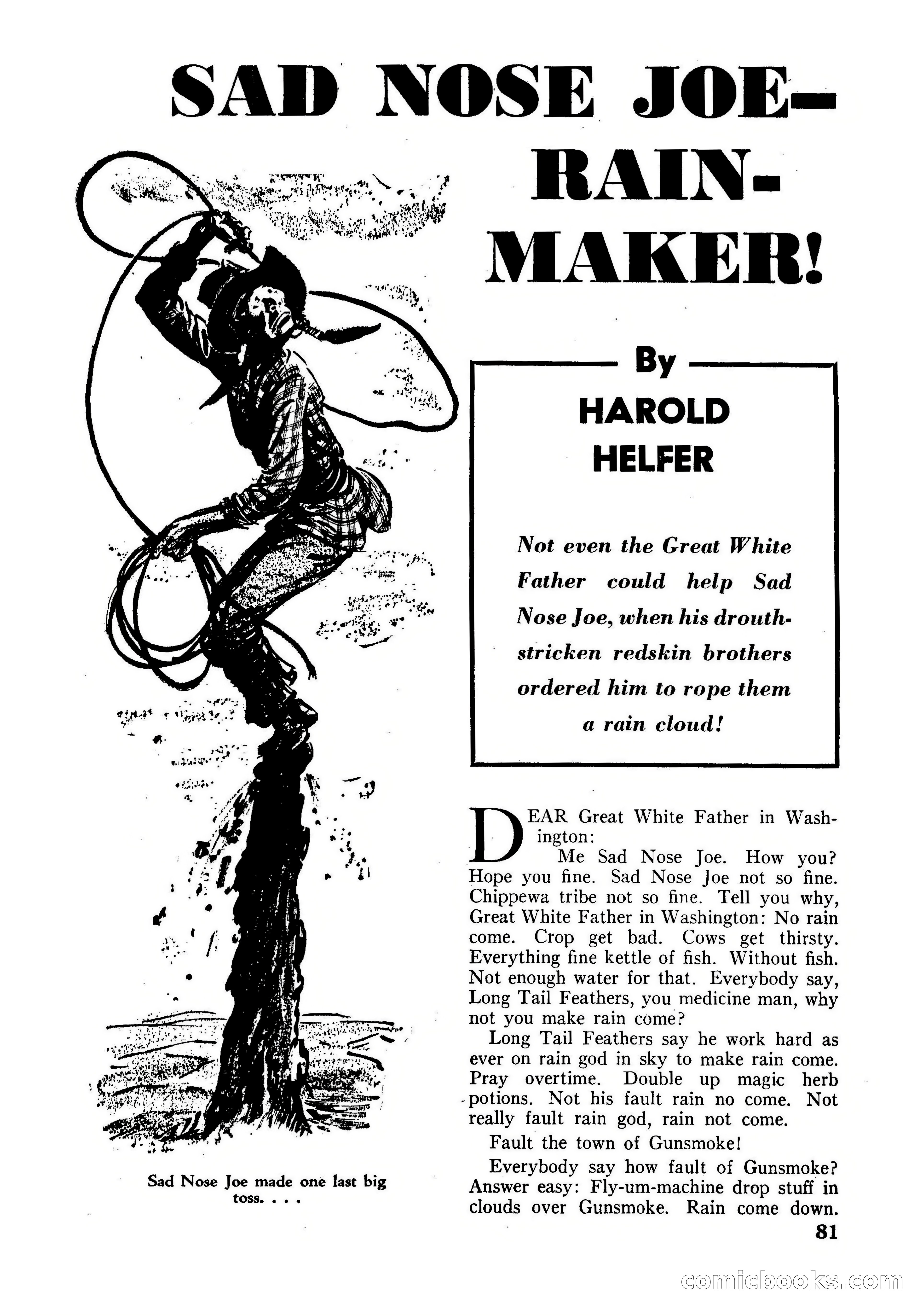 Fifteen Western Tales, January 1953 — page 81 of 116