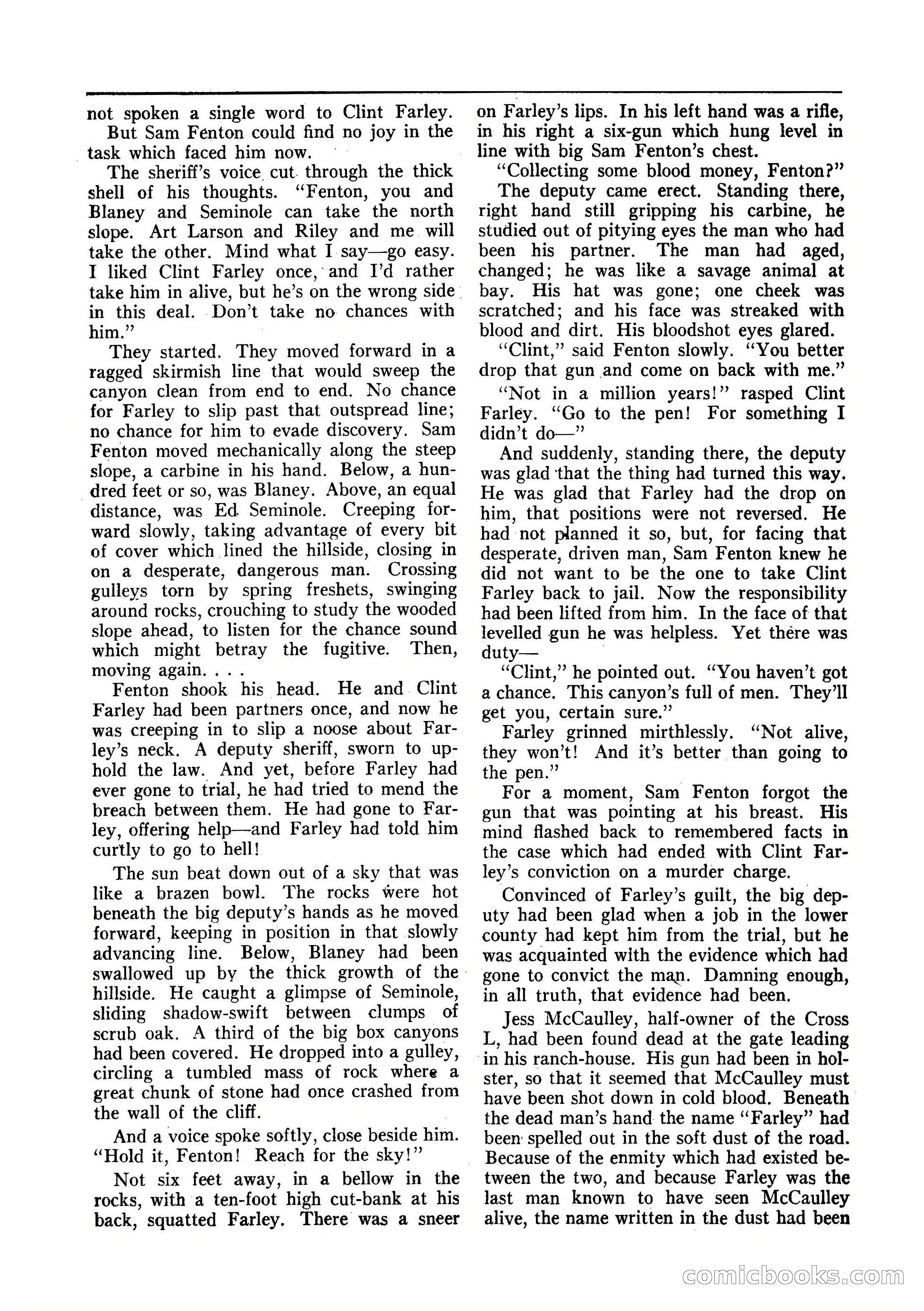 Fifteen Western Tales, January 1953 — page 87 of 116