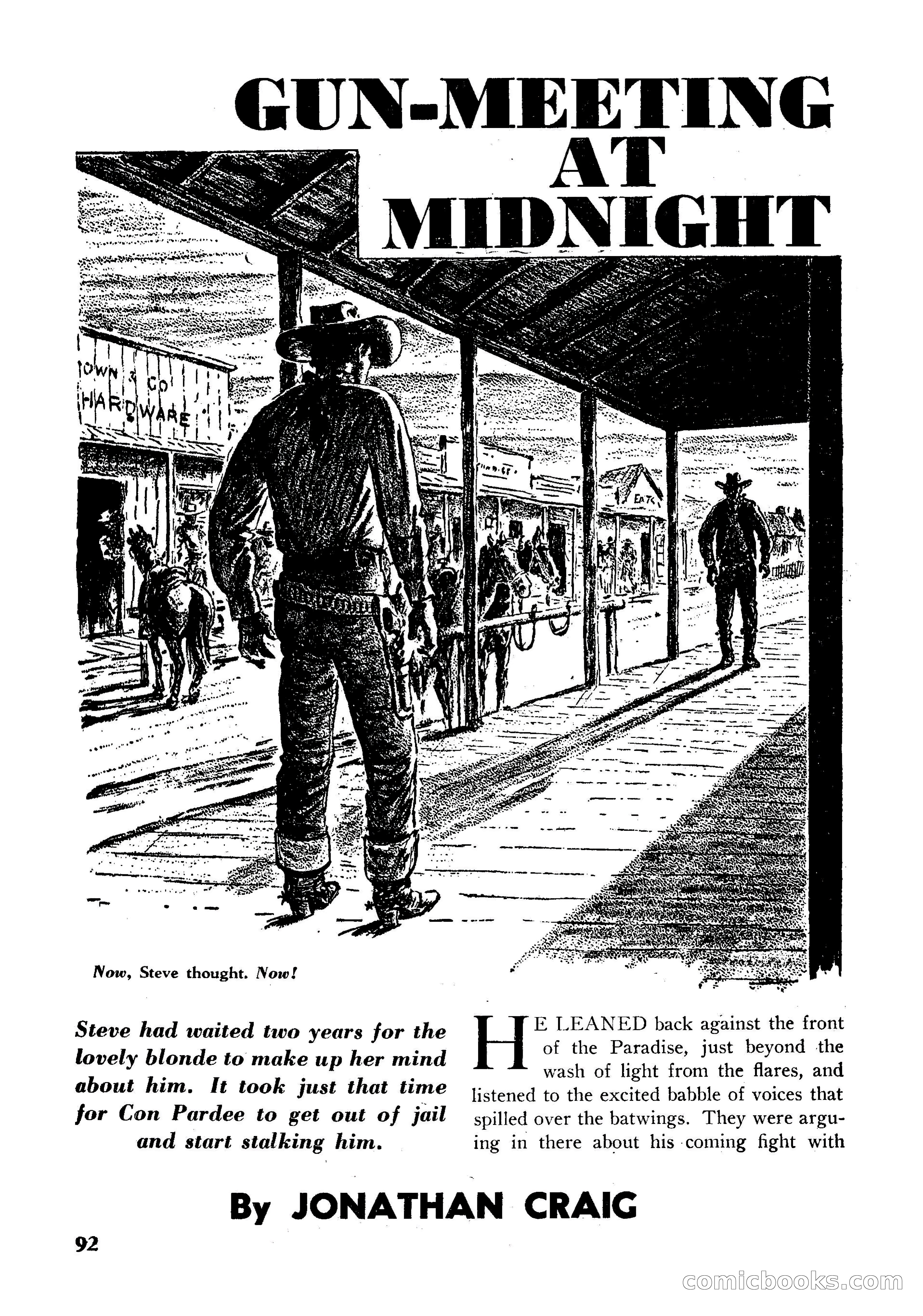 Fifteen Western Tales, January 1953 — page 92 of 116