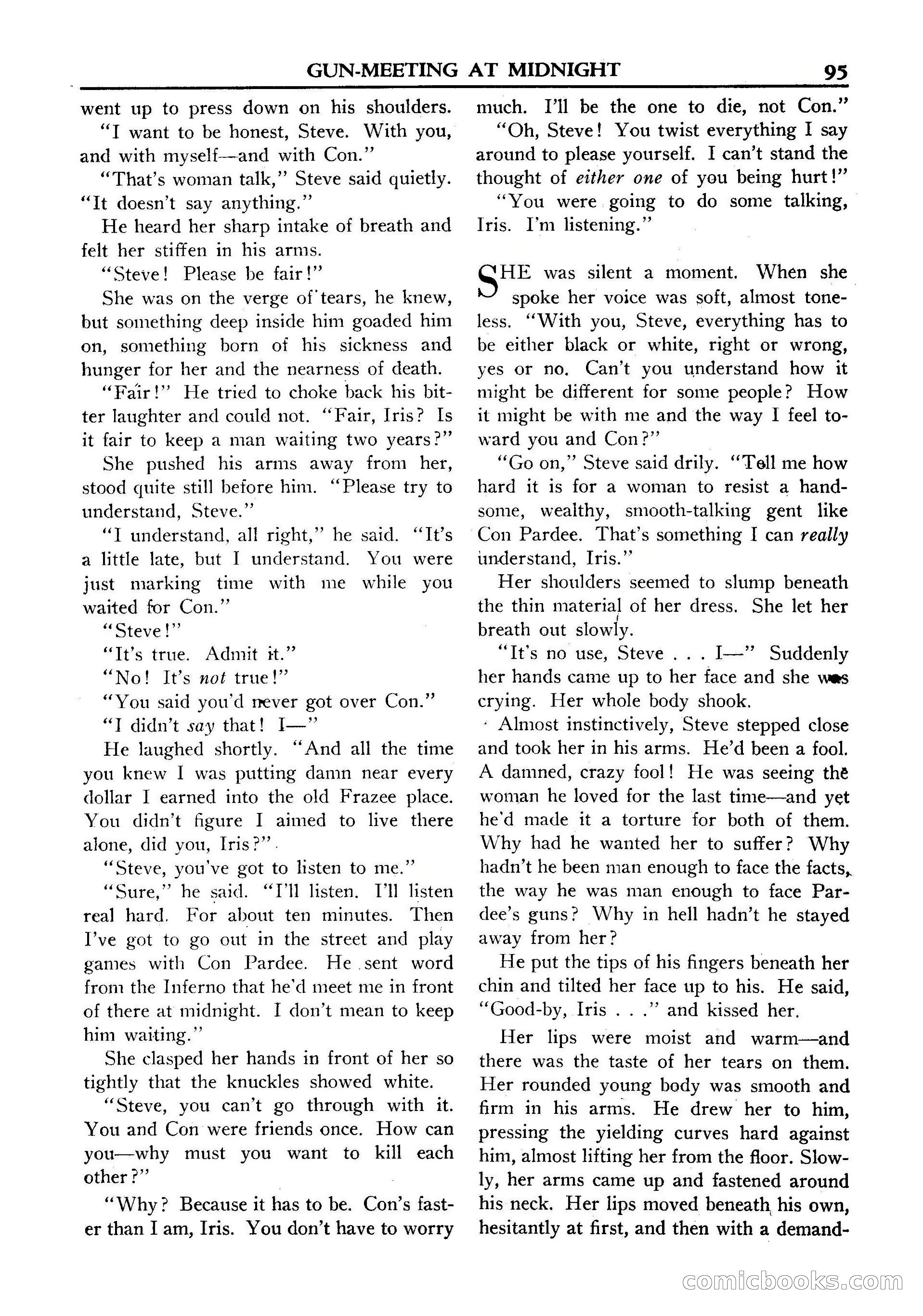 Fifteen Western Tales, January 1953 — page 95 of 116