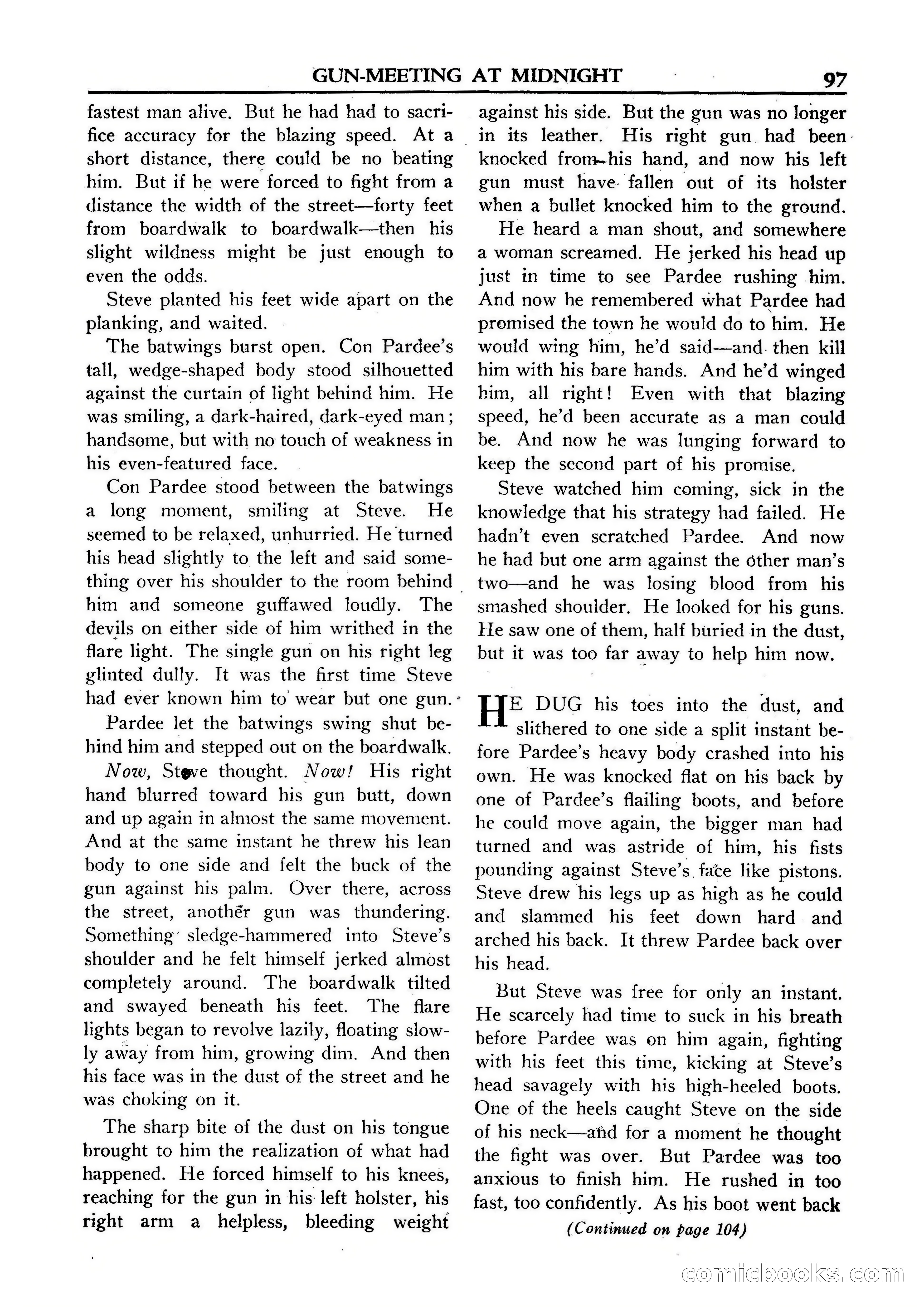Fifteen Western Tales, January 1953 — page 97 of 116