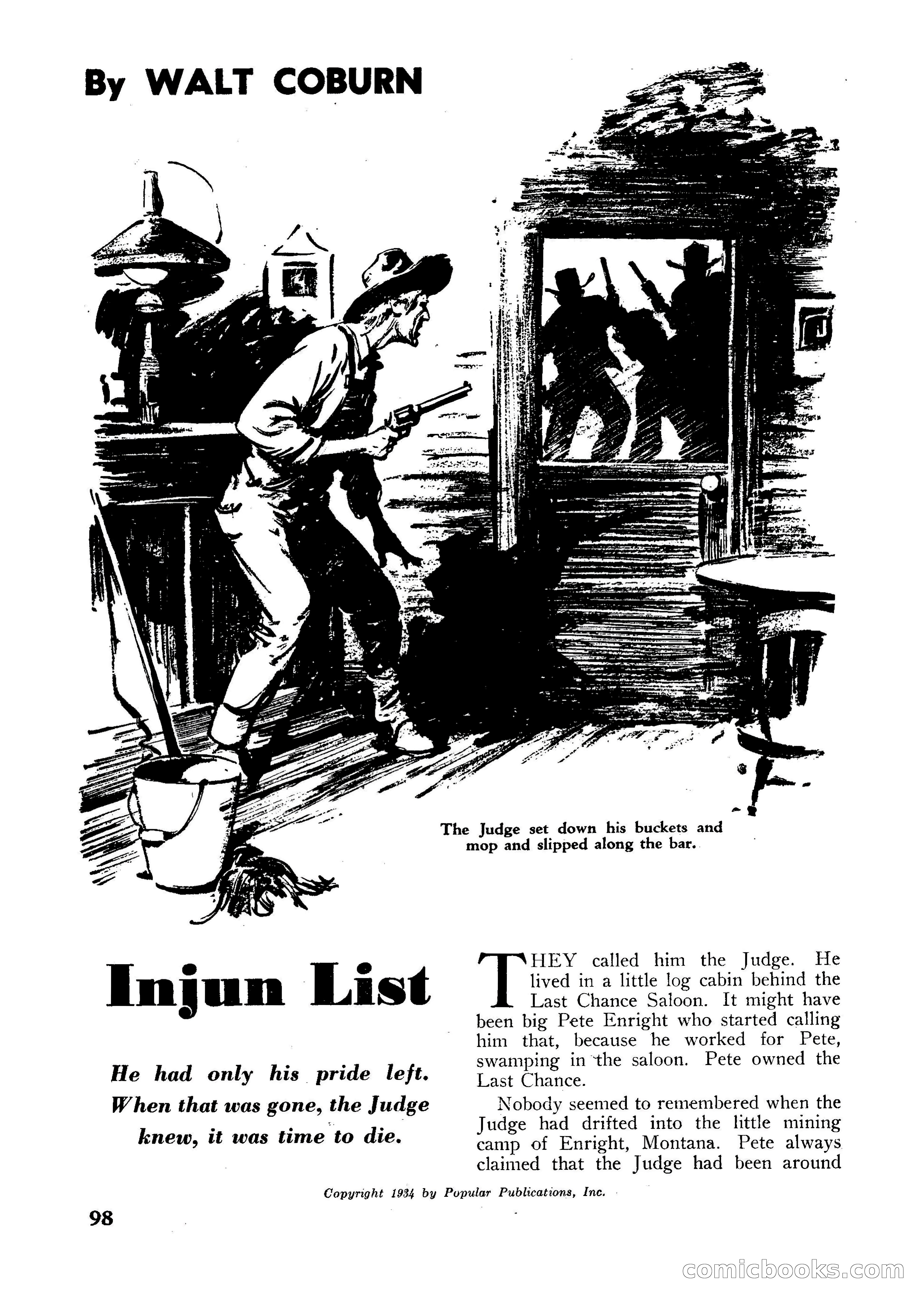 Fifteen Western Tales, January 1953 — page 98 of 116