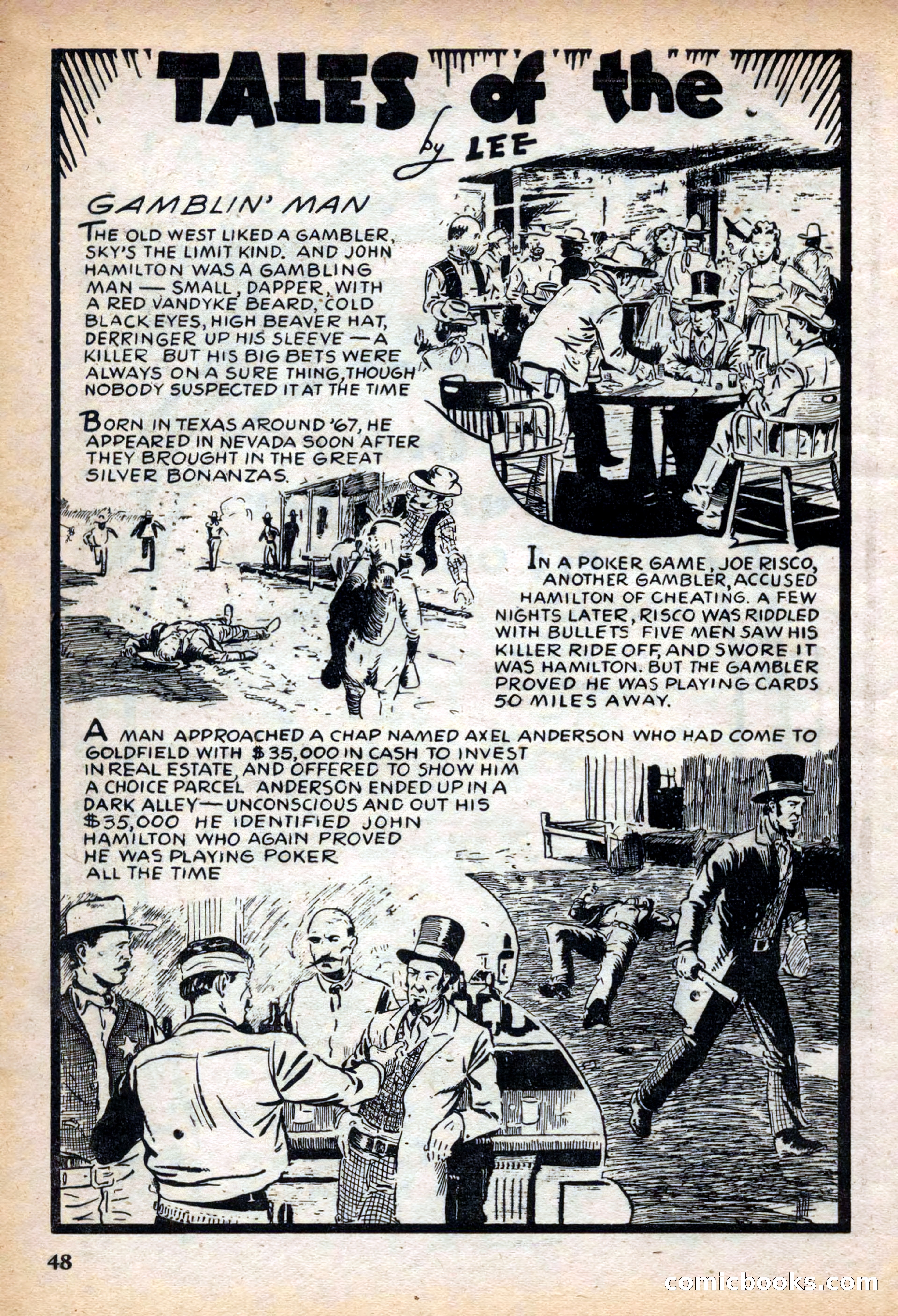 Fifteen Western Tales, March 1954 — page 48 of 116