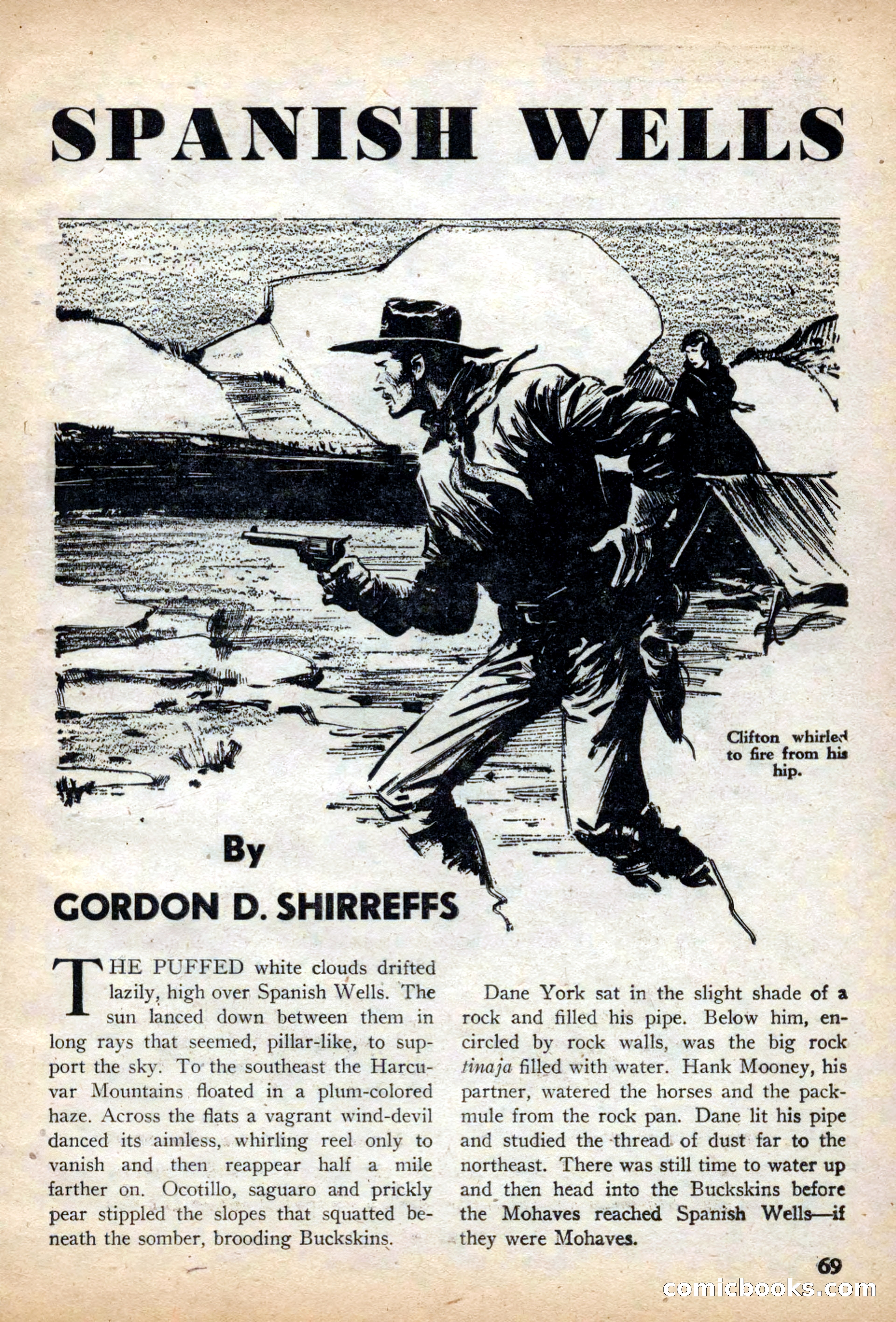 Fifteen Western Tales, March 1954 — page 69 of 116