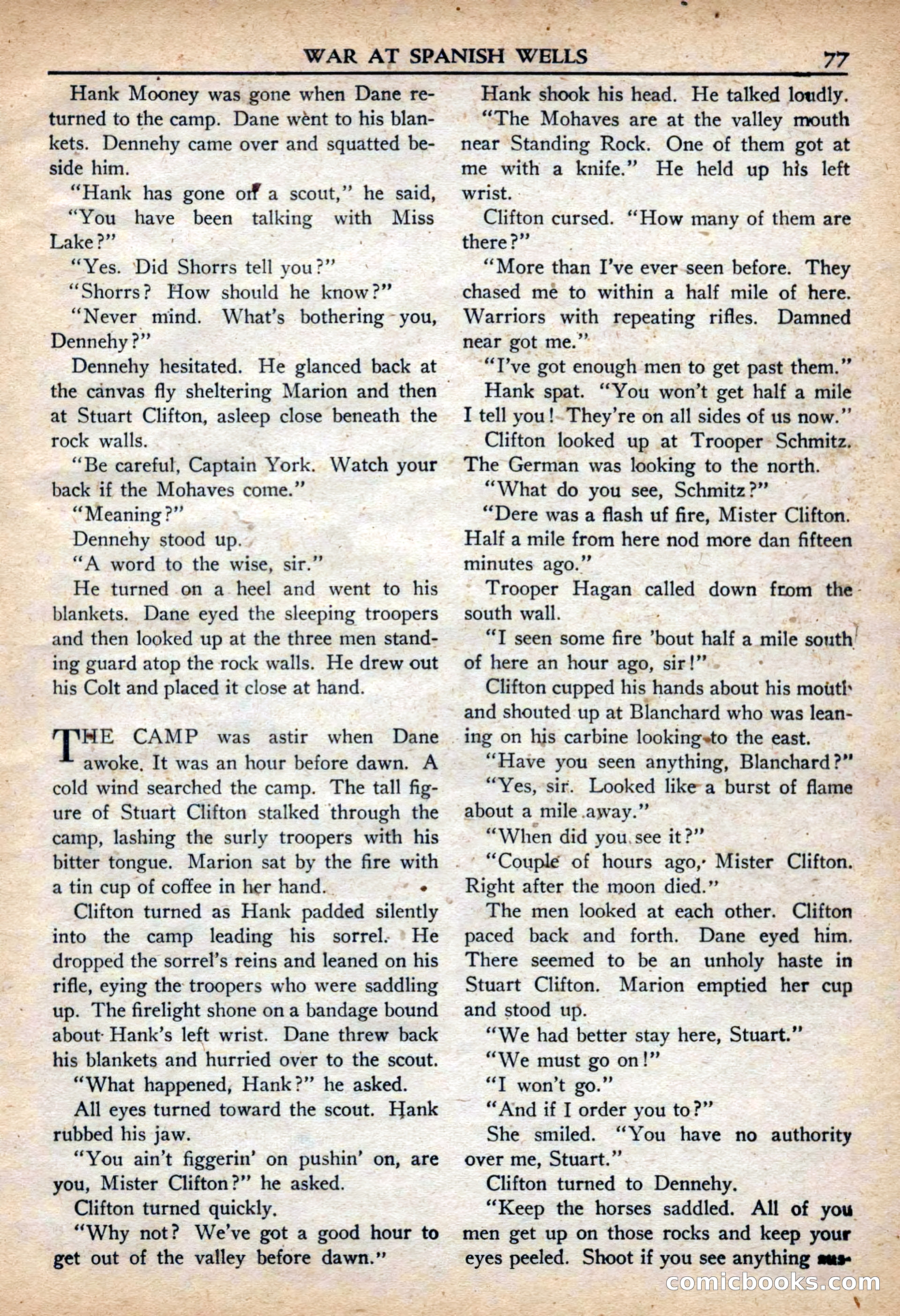 Fifteen Western Tales, March 1954 — page 77 of 116