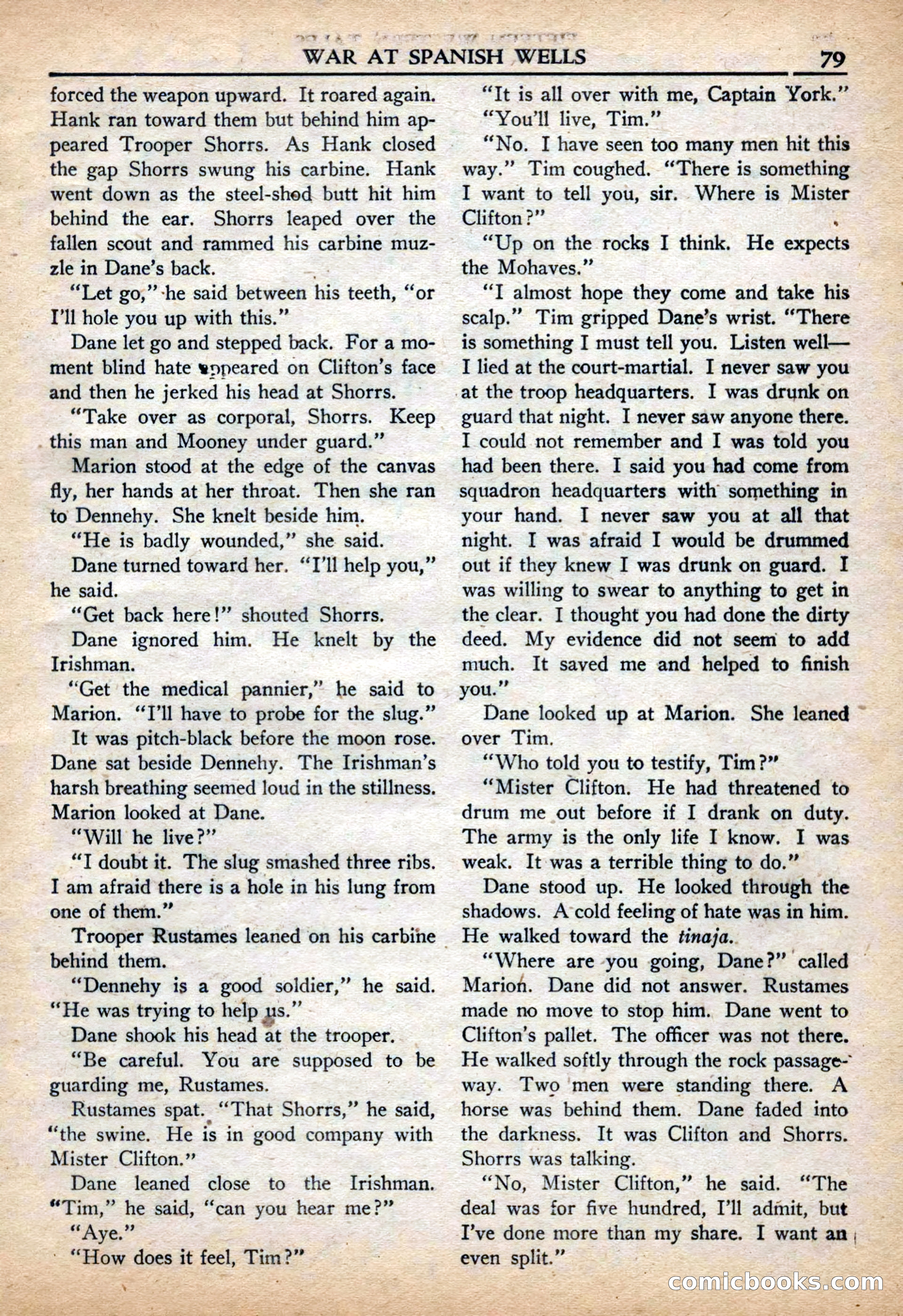 Fifteen Western Tales, March 1954 — page 79 of 116