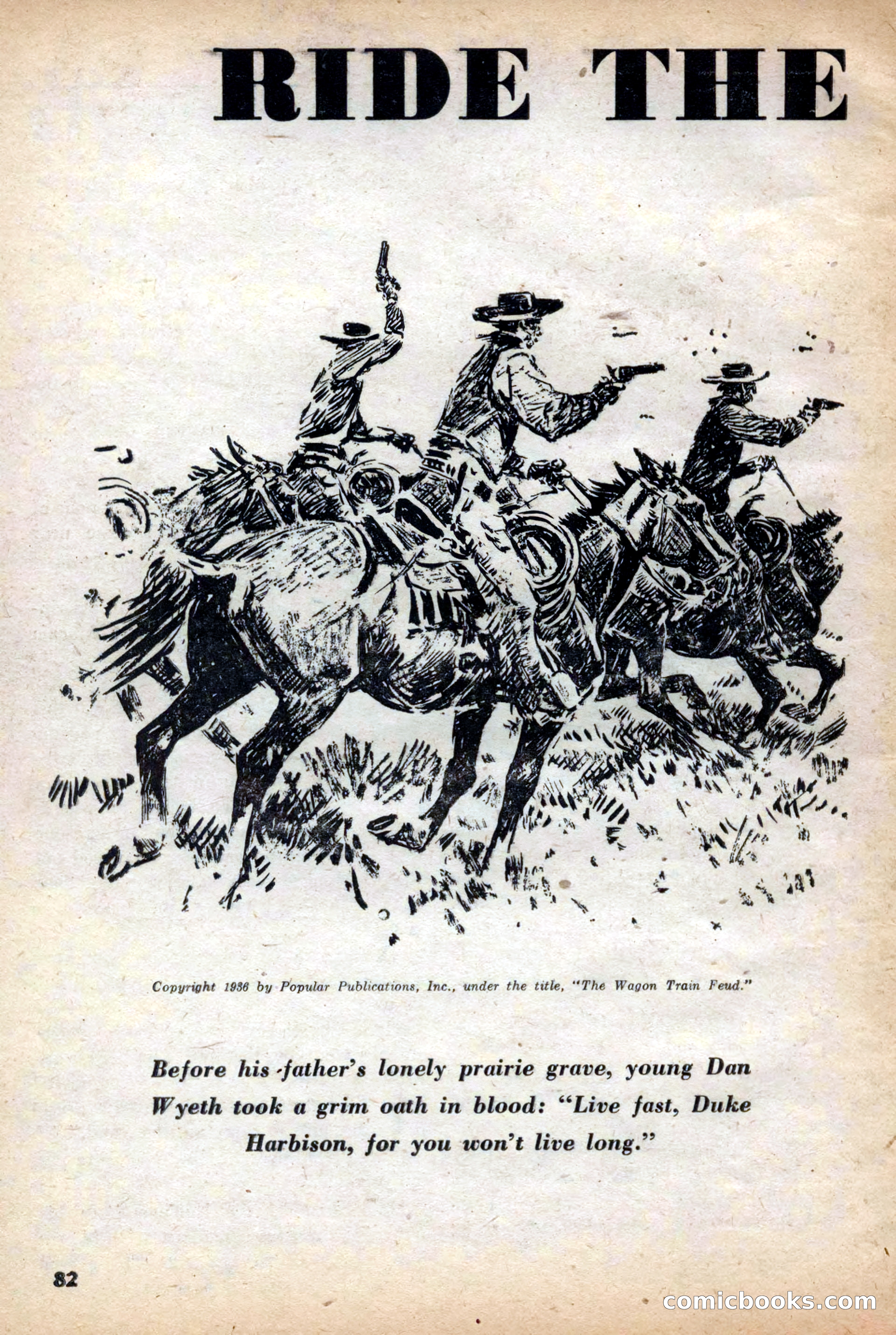 Fifteen Western Tales, March 1954 — page 82 of 116