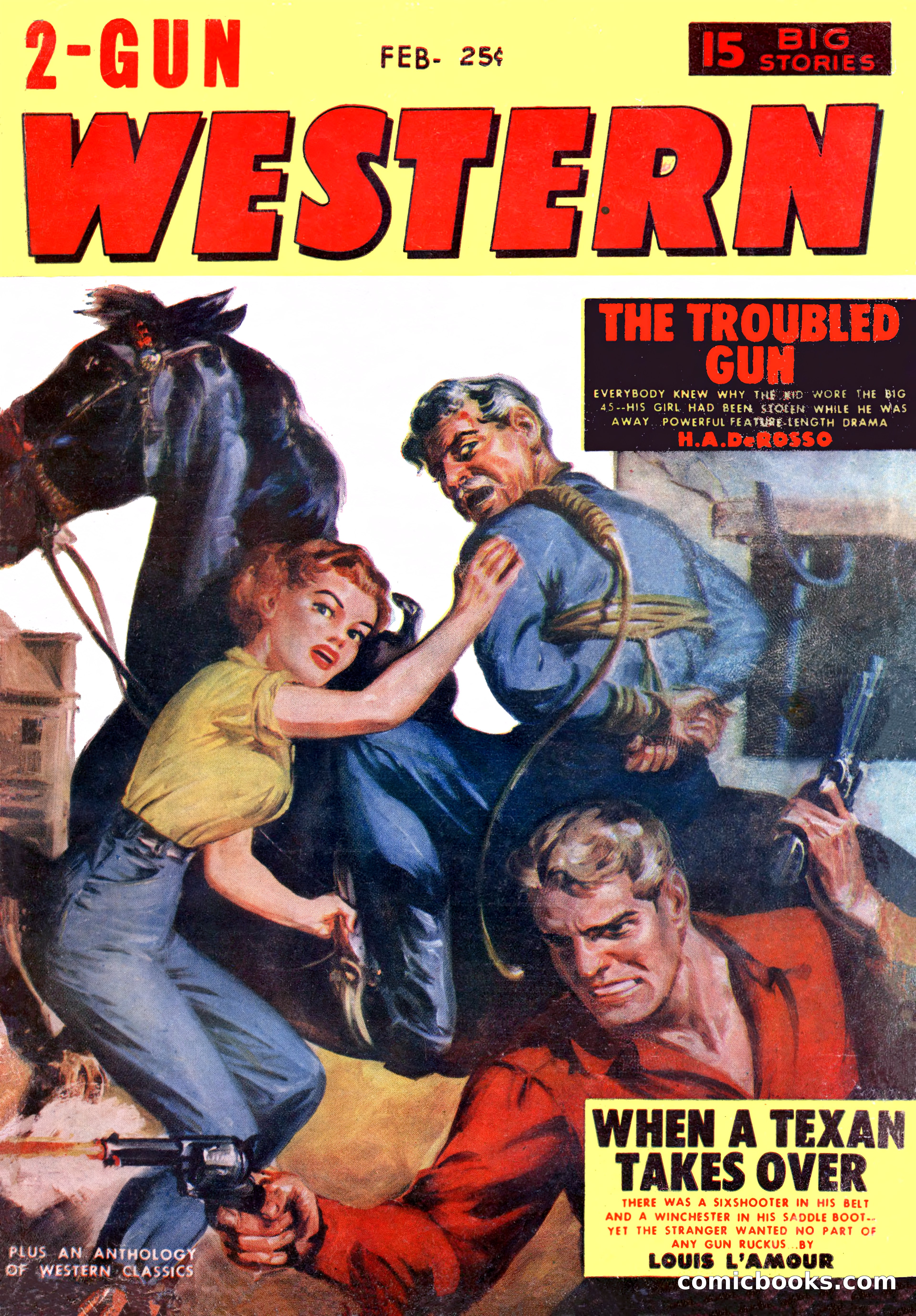 2-Gun Western, February 1954 — page 1 of 100