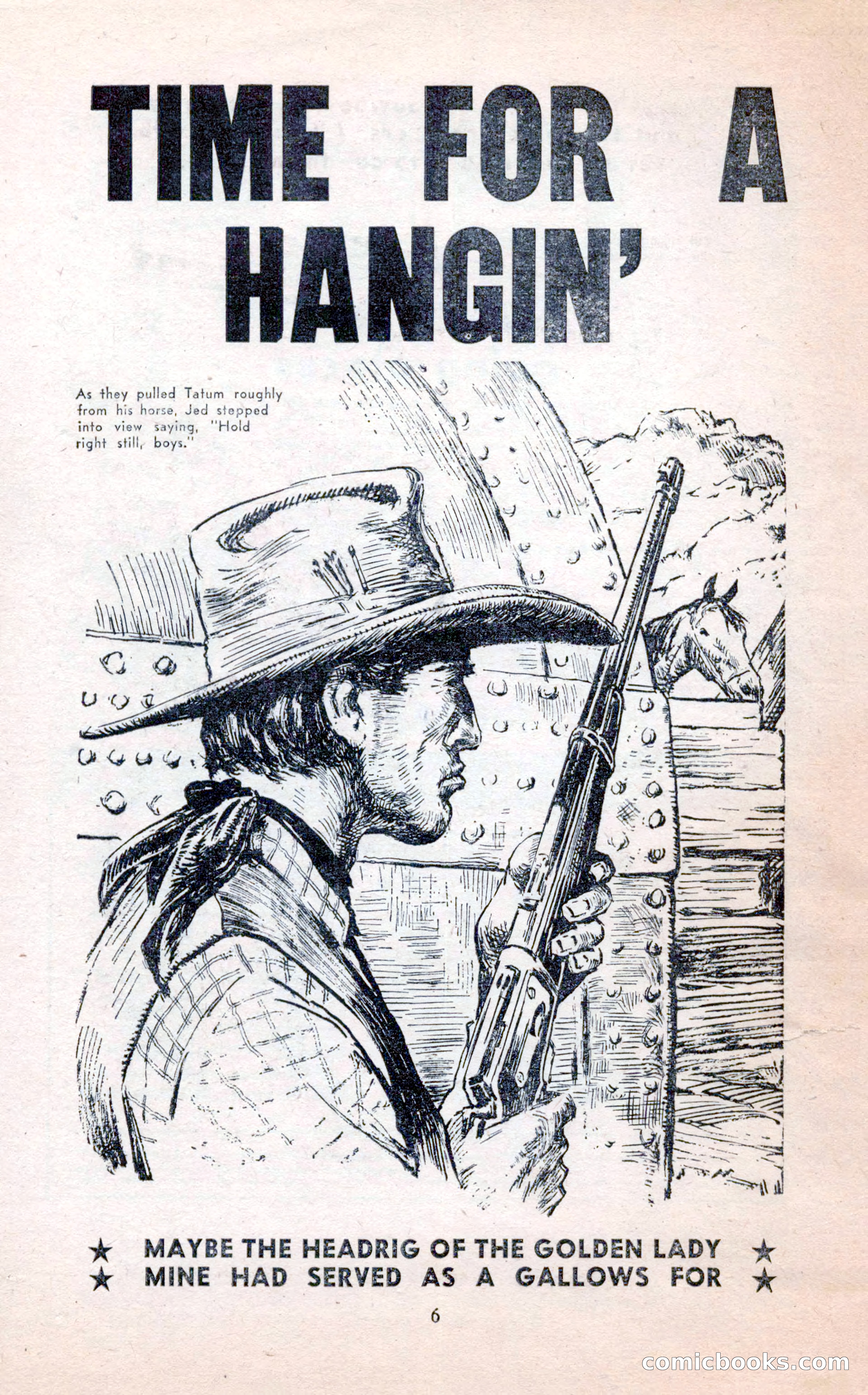 2-Gun Western, February 1954 — page 6 of 100
