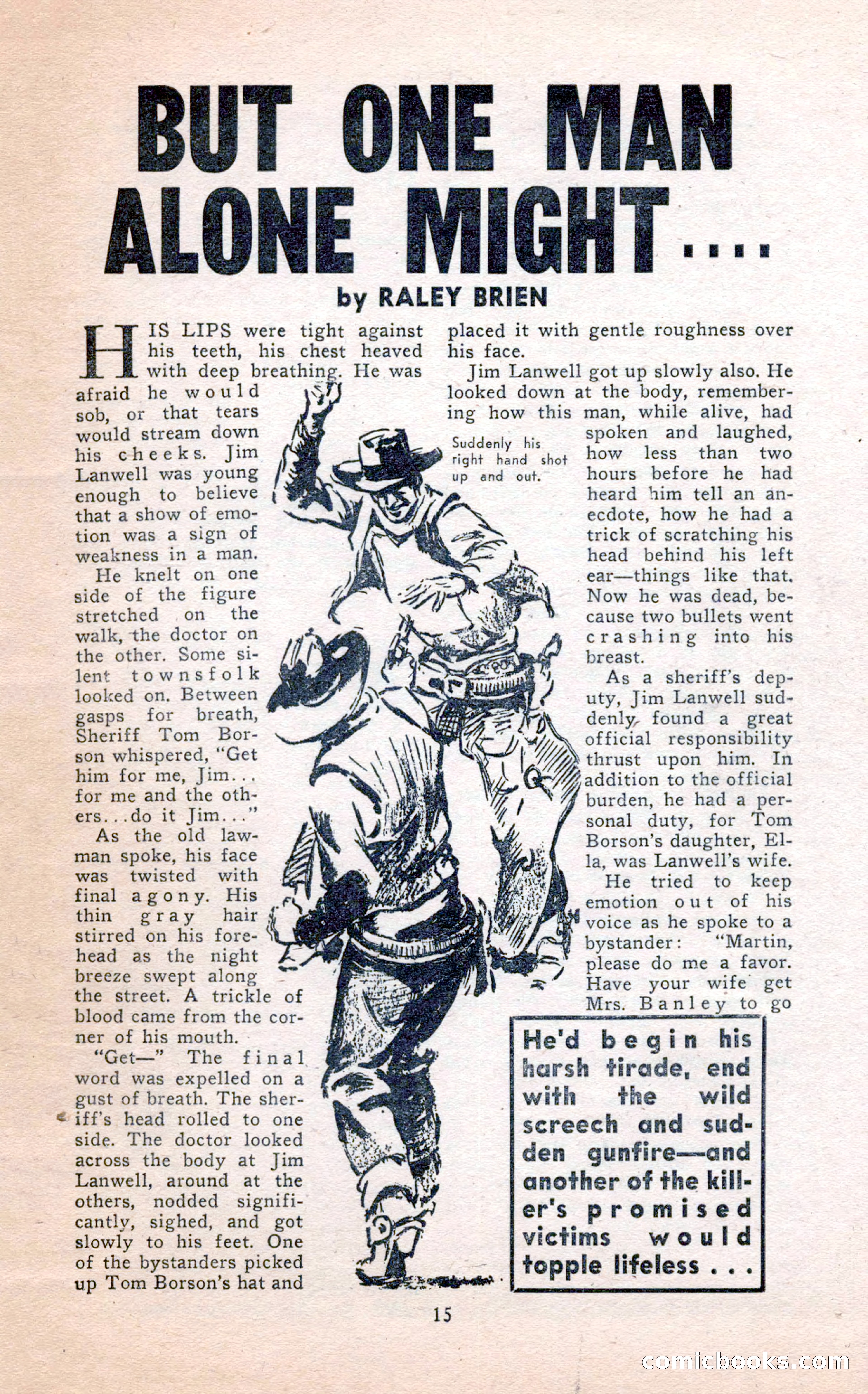 2-Gun Western, February 1954 — page 15 of 100