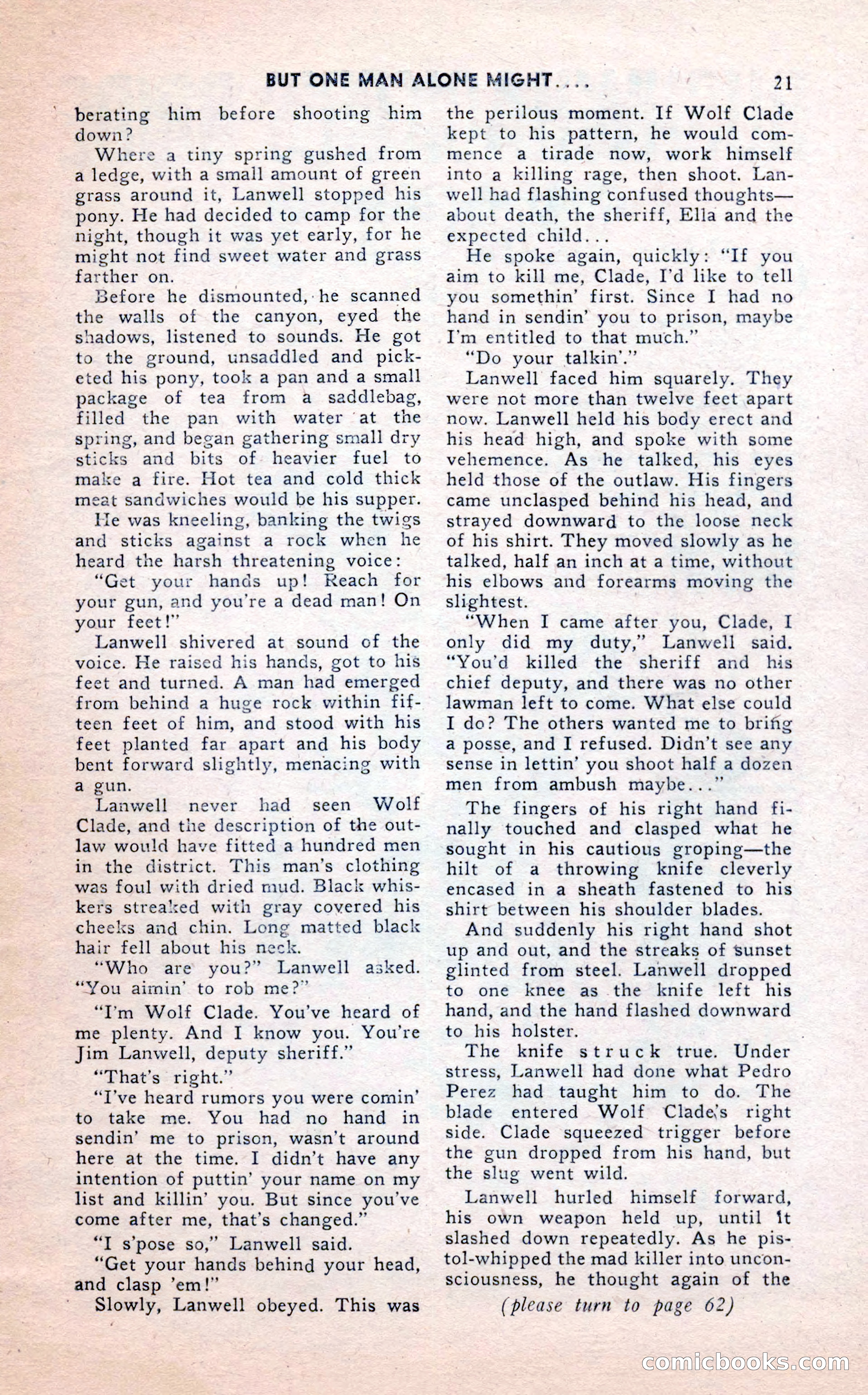 2-Gun Western, February 1954 — page 21 of 100