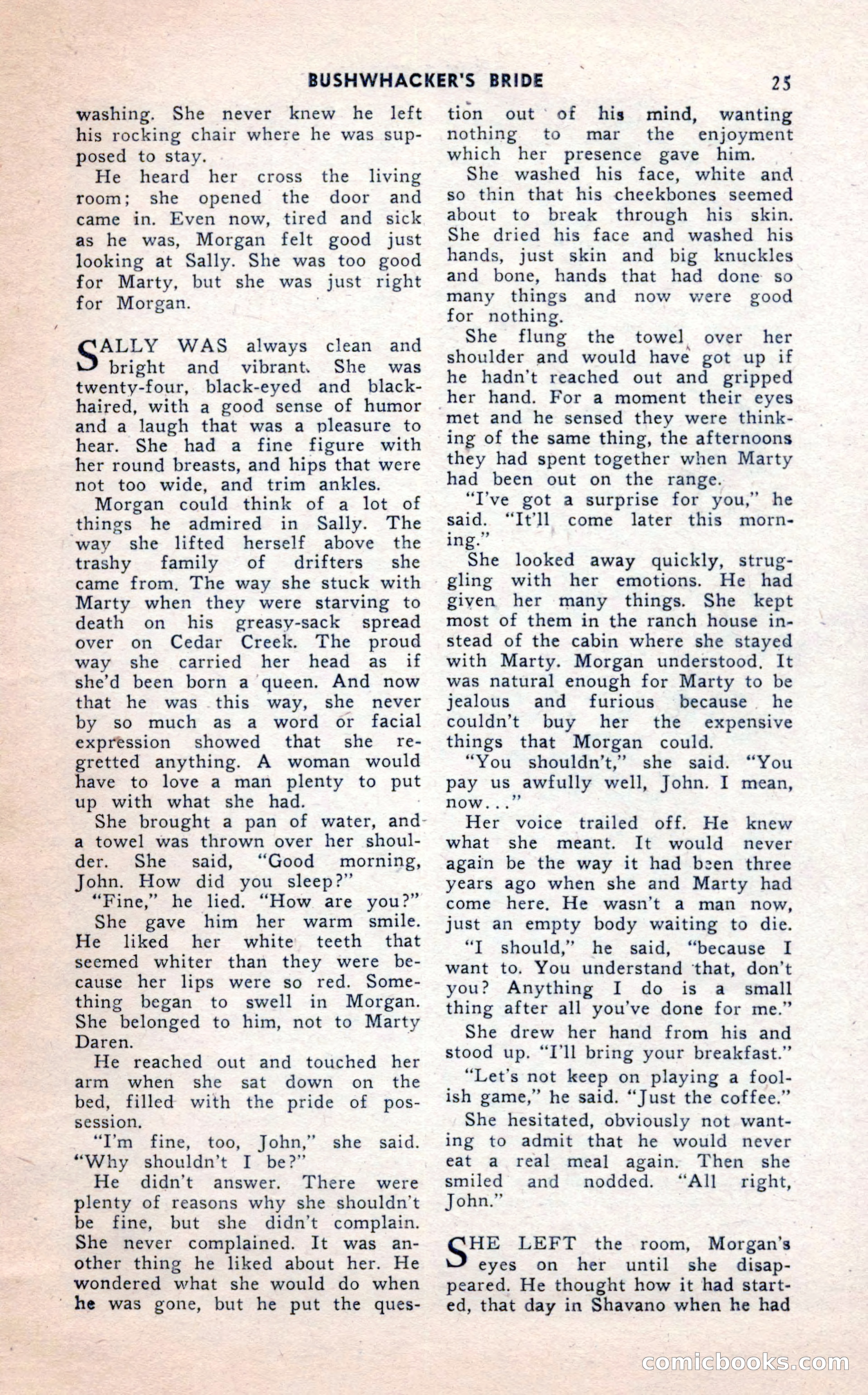 2-Gun Western, February 1954 — page 25 of 100