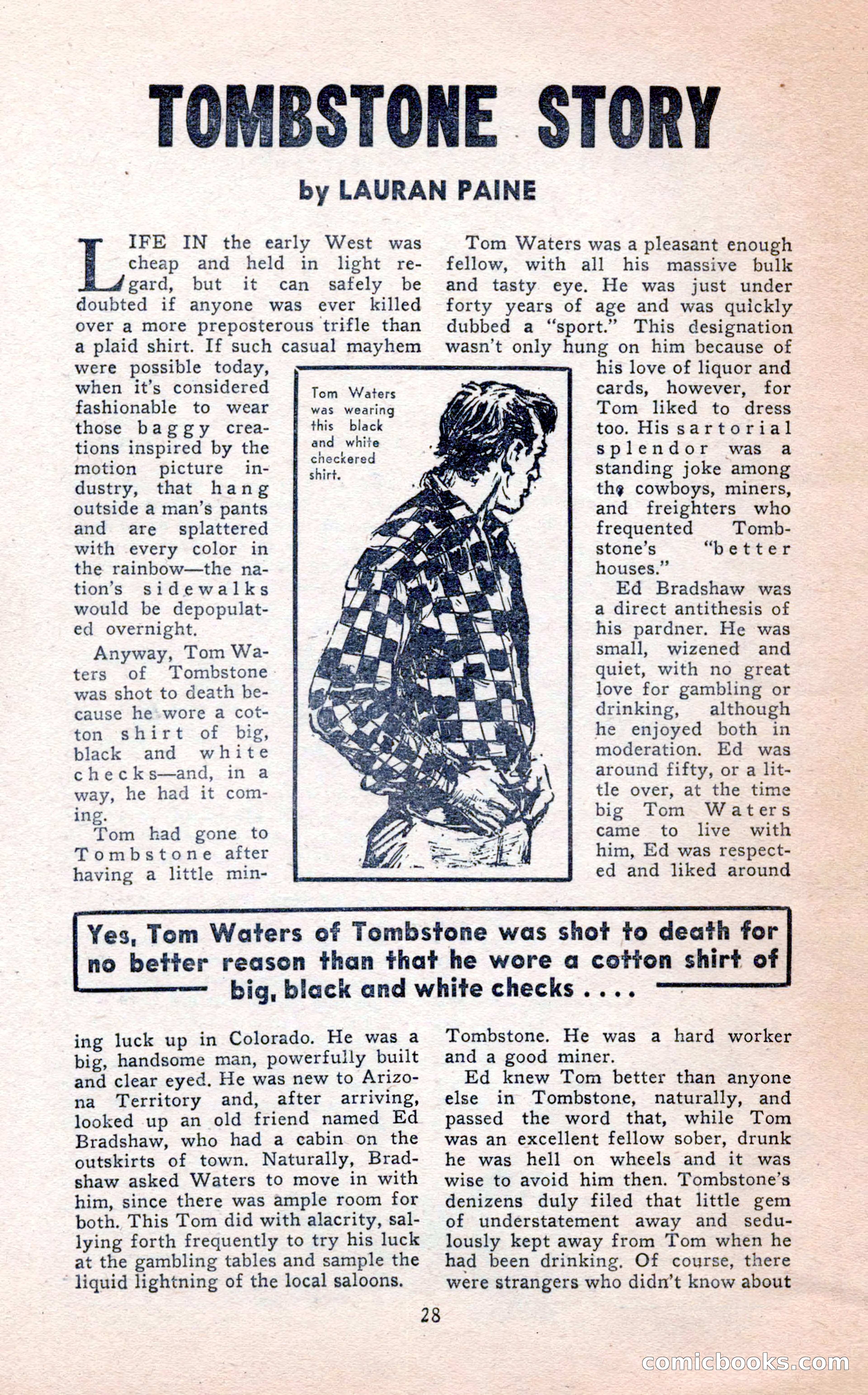 2-Gun Western, February 1954 — page 28 of 100
