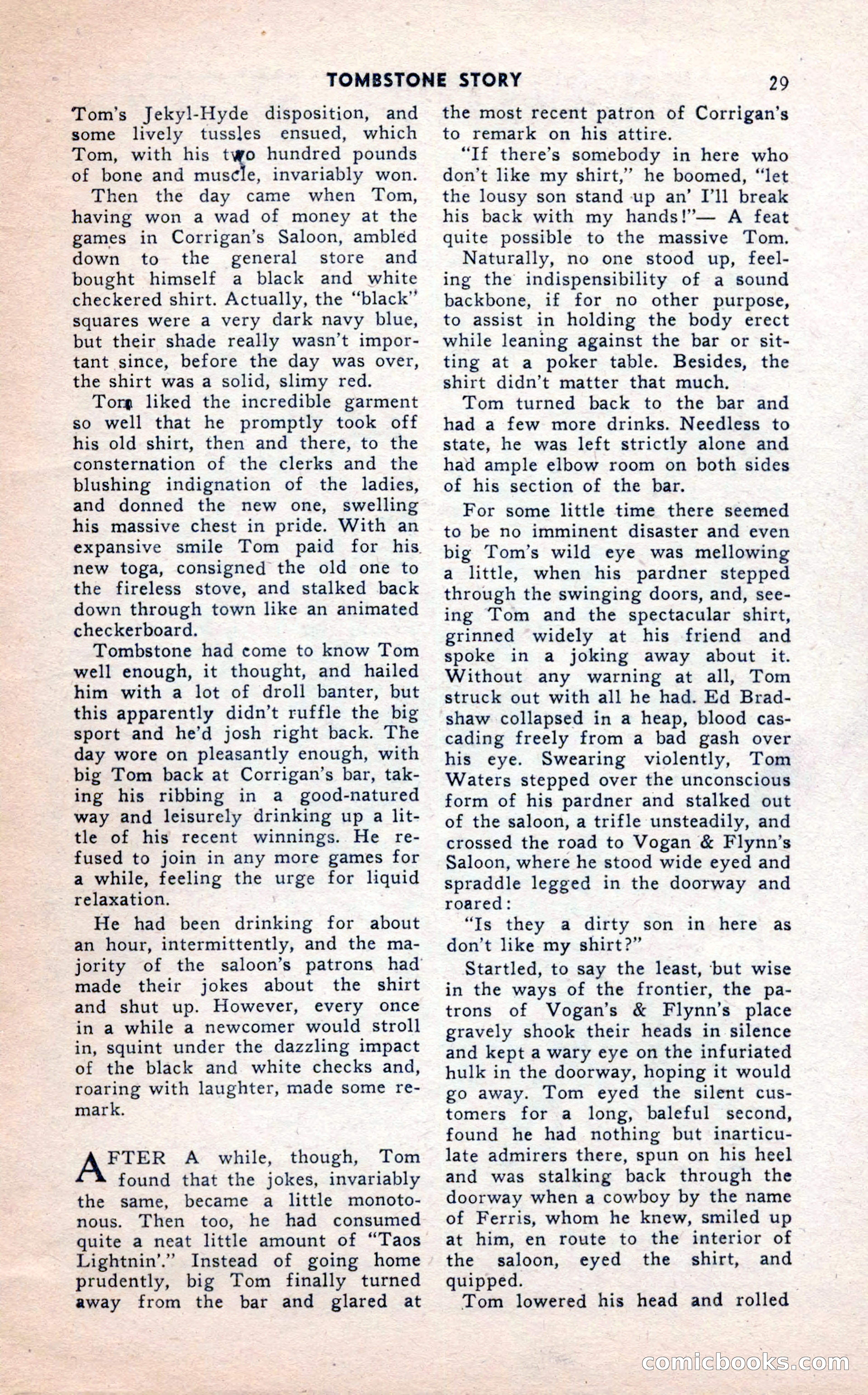2-Gun Western, February 1954 — page 29 of 100