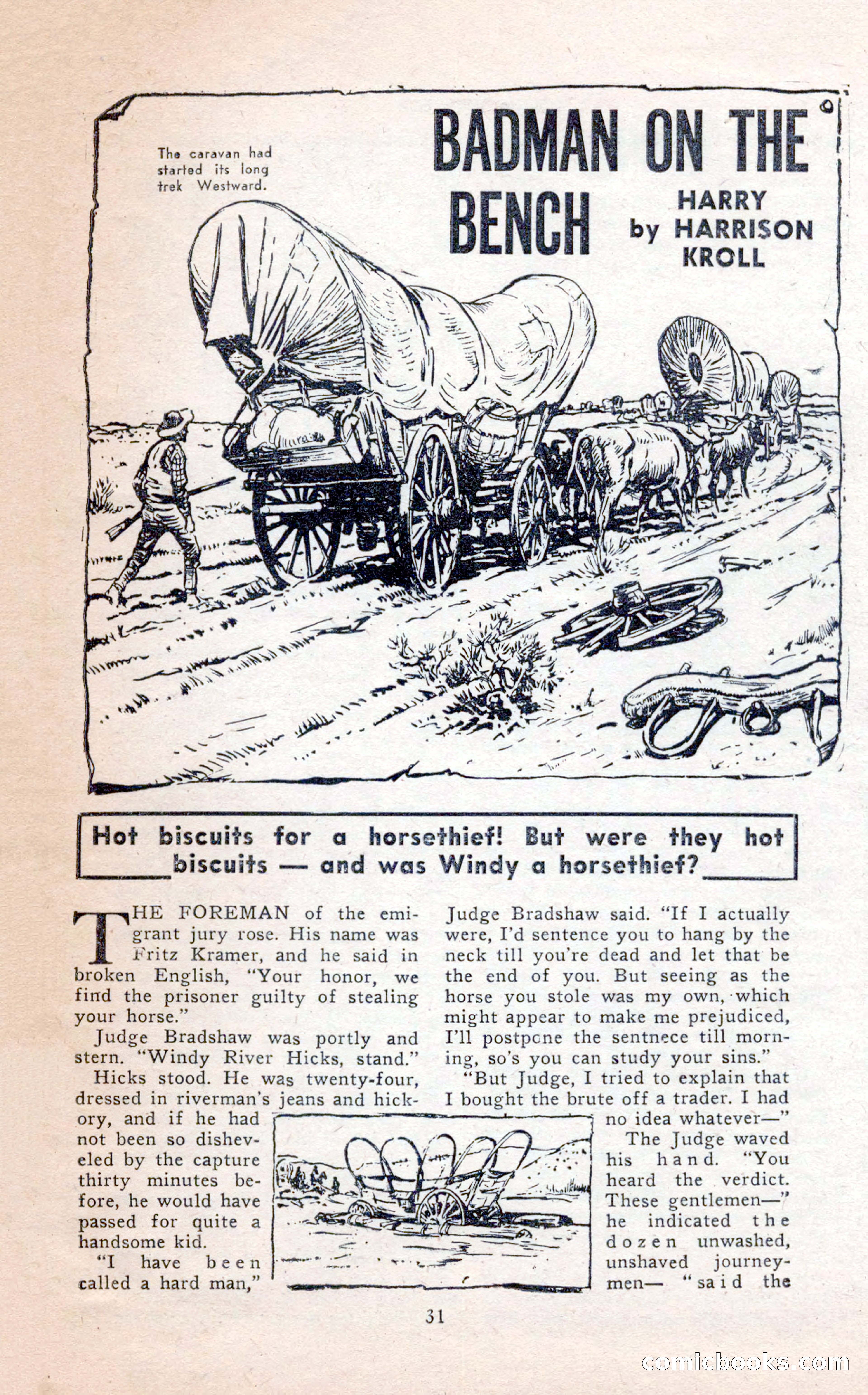 2-Gun Western, February 1954 — page 31 of 100