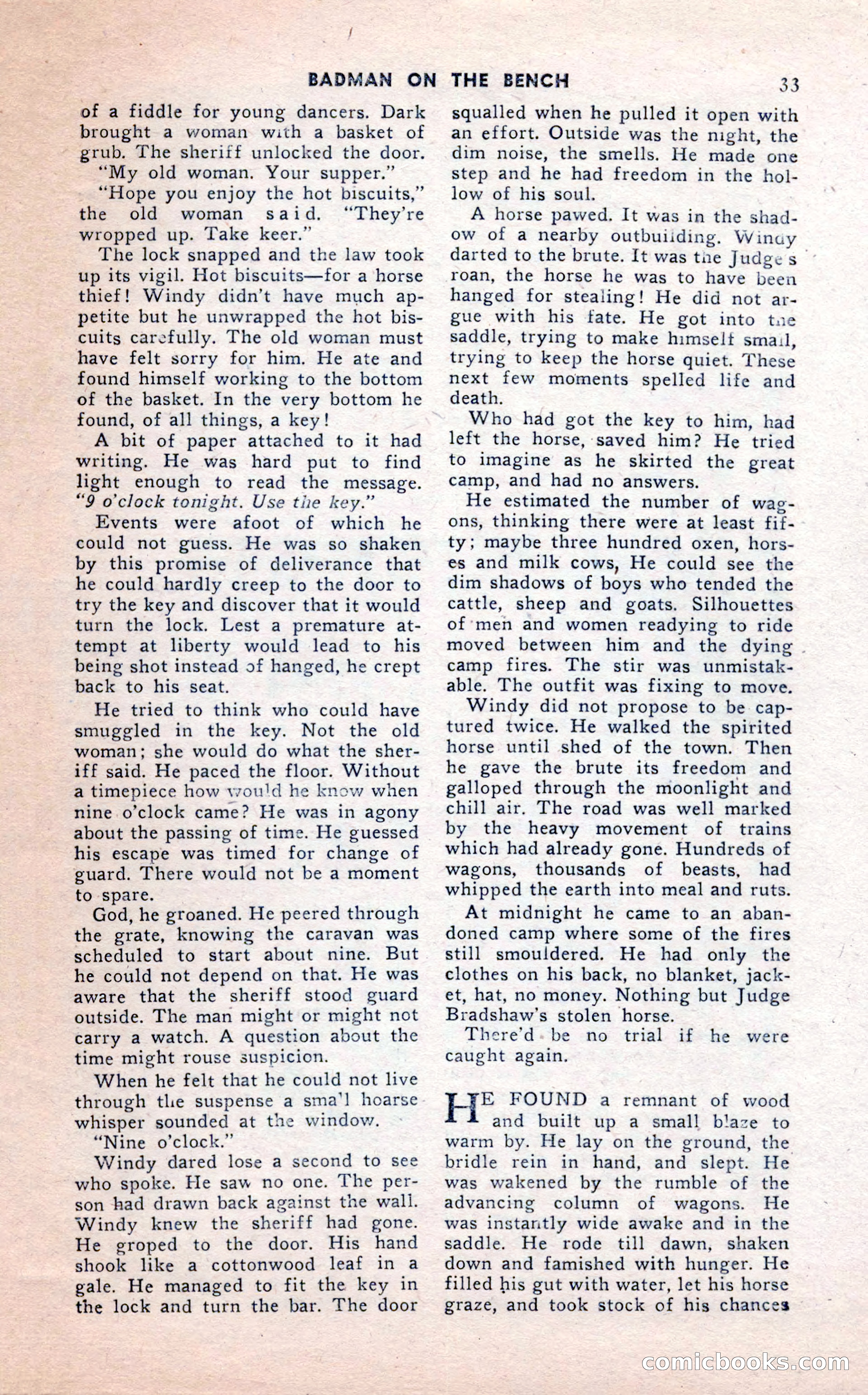 2-Gun Western, February 1954 — page 33 of 100
