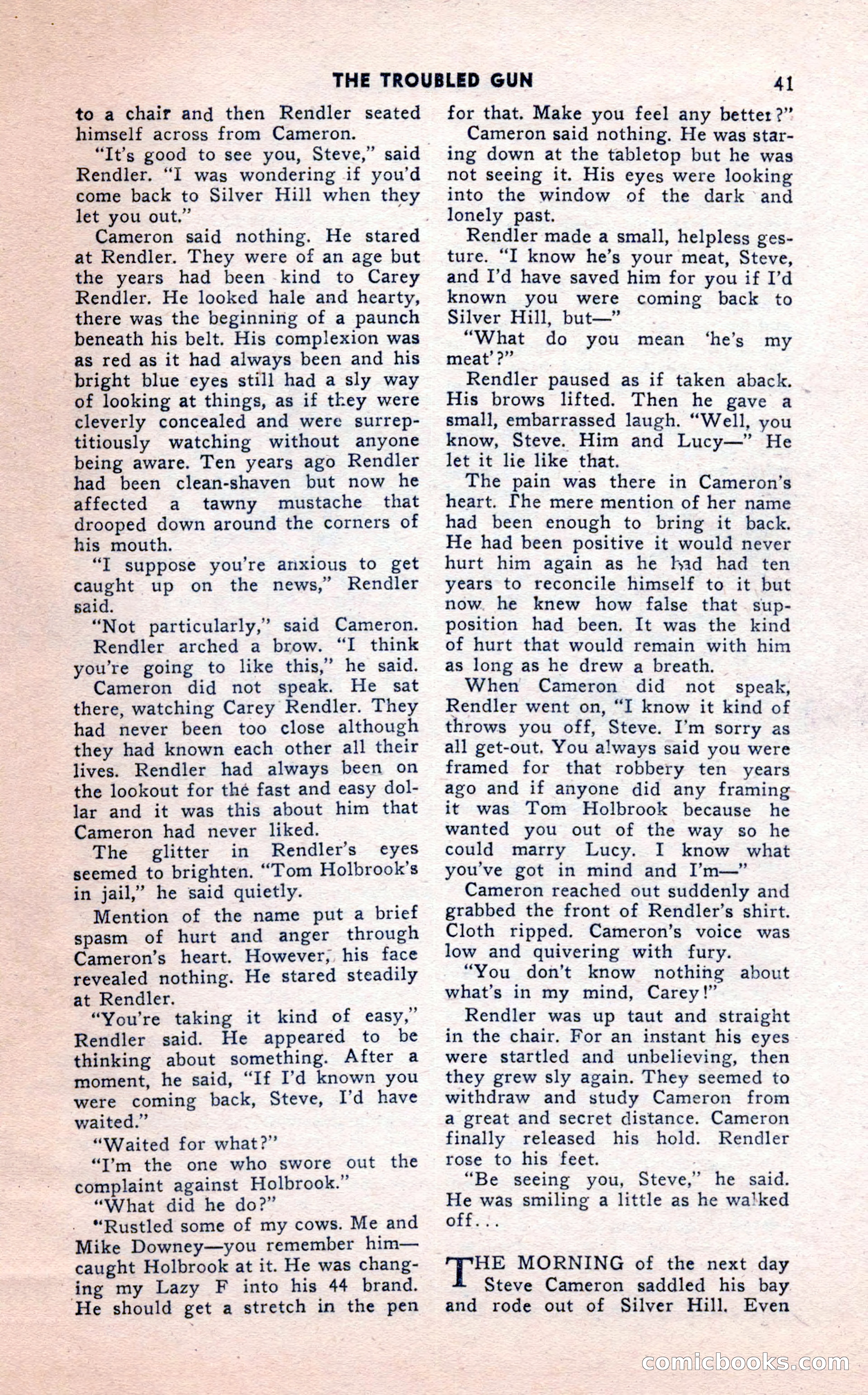 2-Gun Western, February 1954 — page 41 of 100