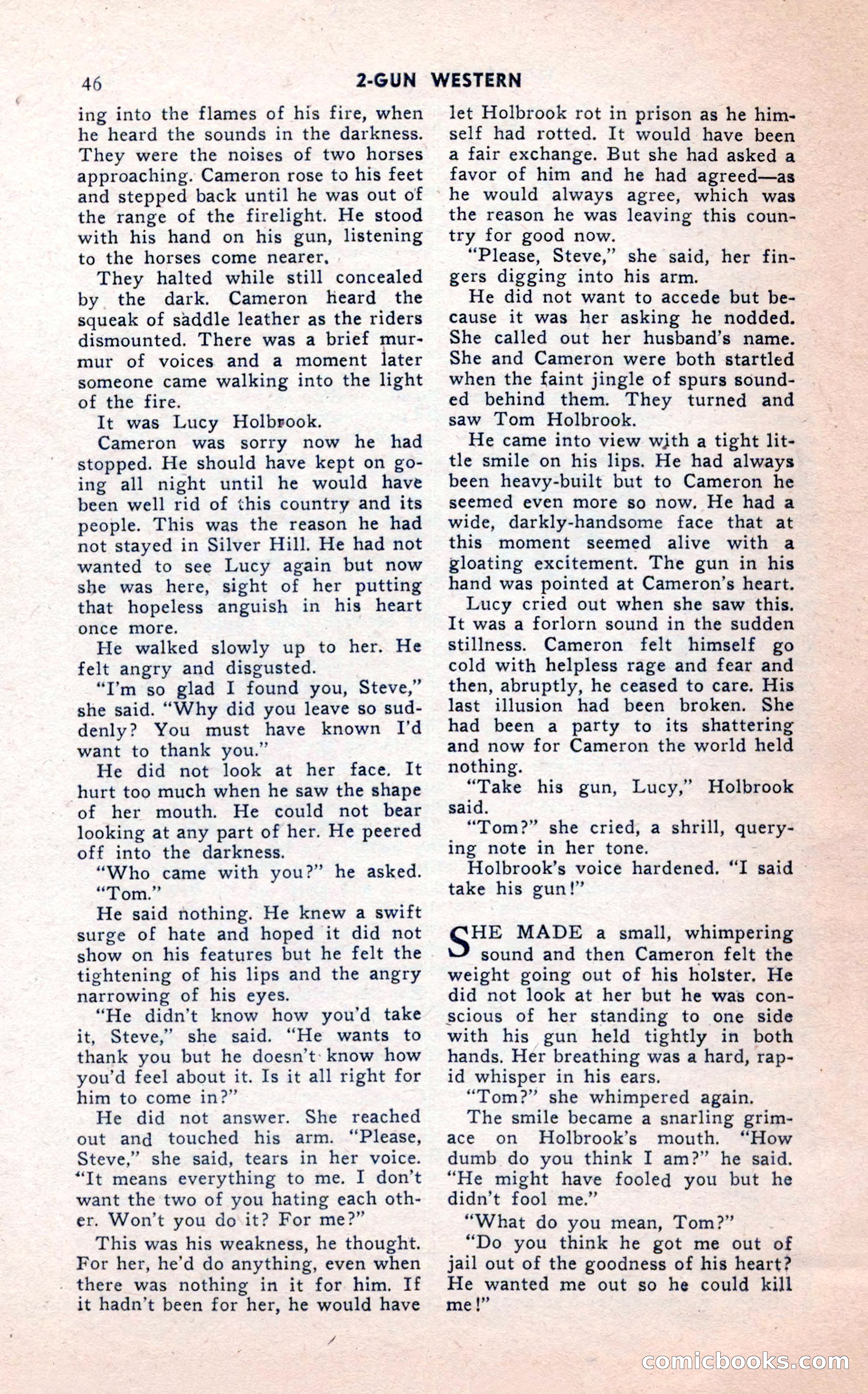 2-Gun Western, February 1954 — page 46 of 100