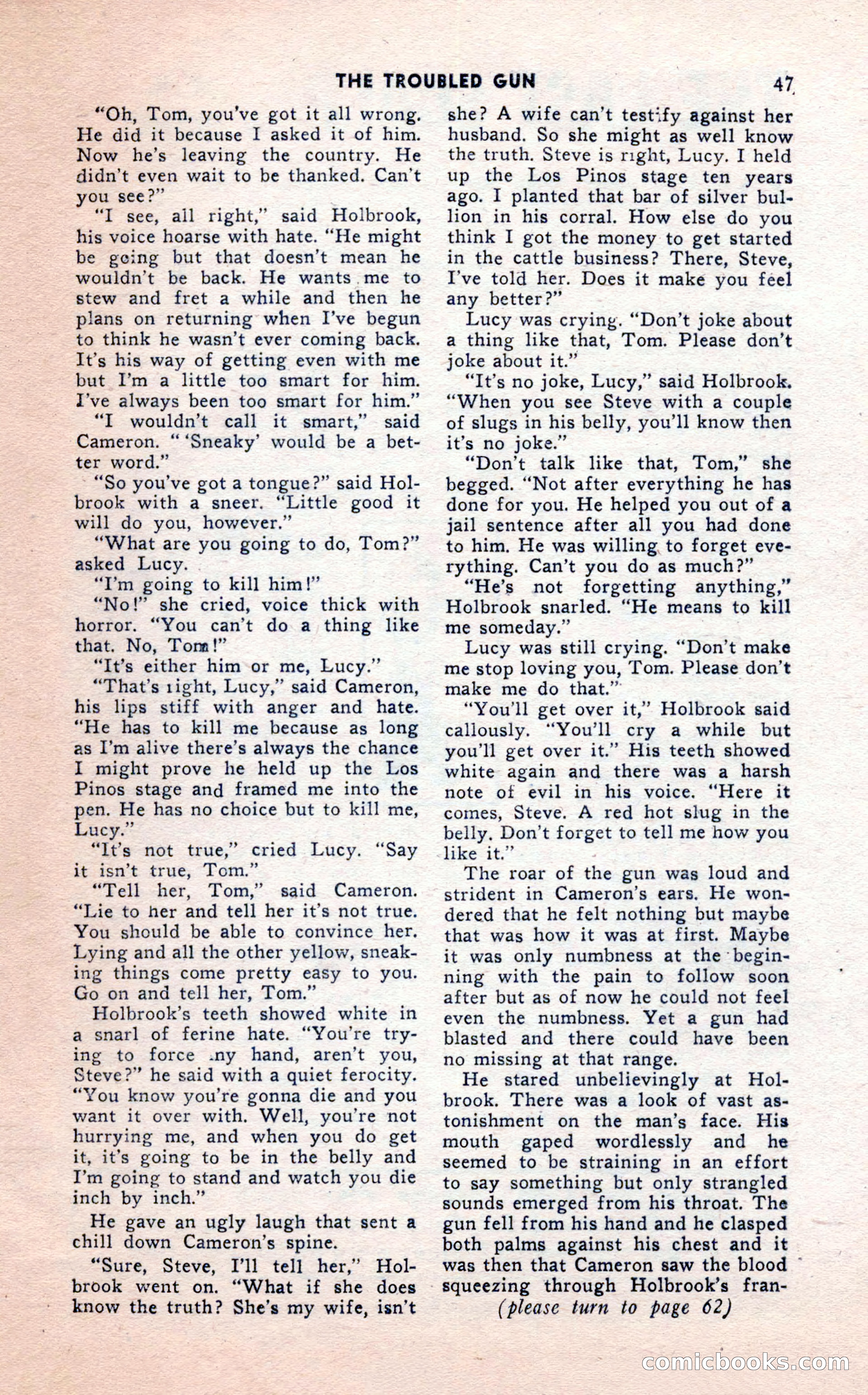 2-Gun Western, February 1954 — page 47 of 100