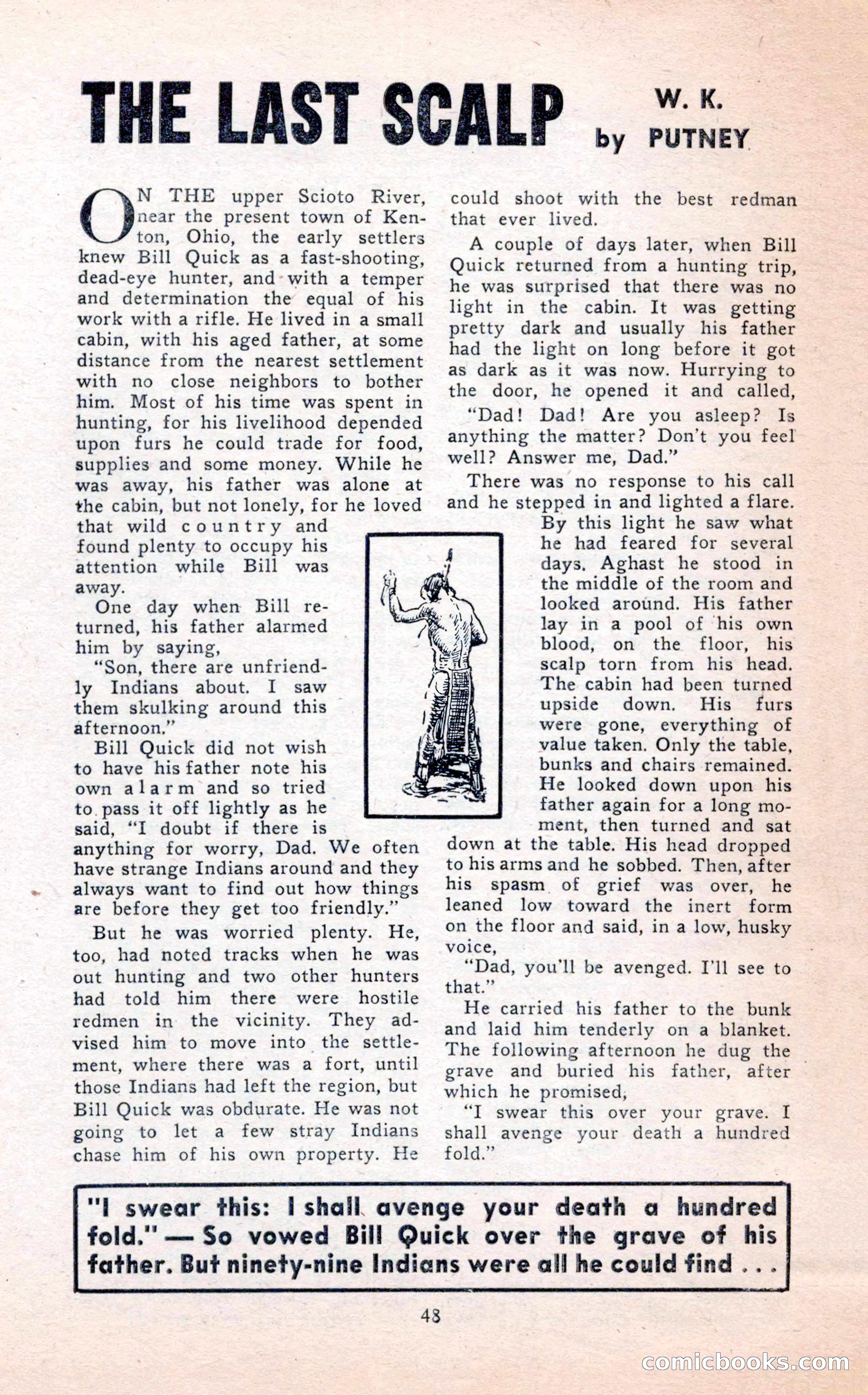2-Gun Western, February 1954 — page 48 of 100