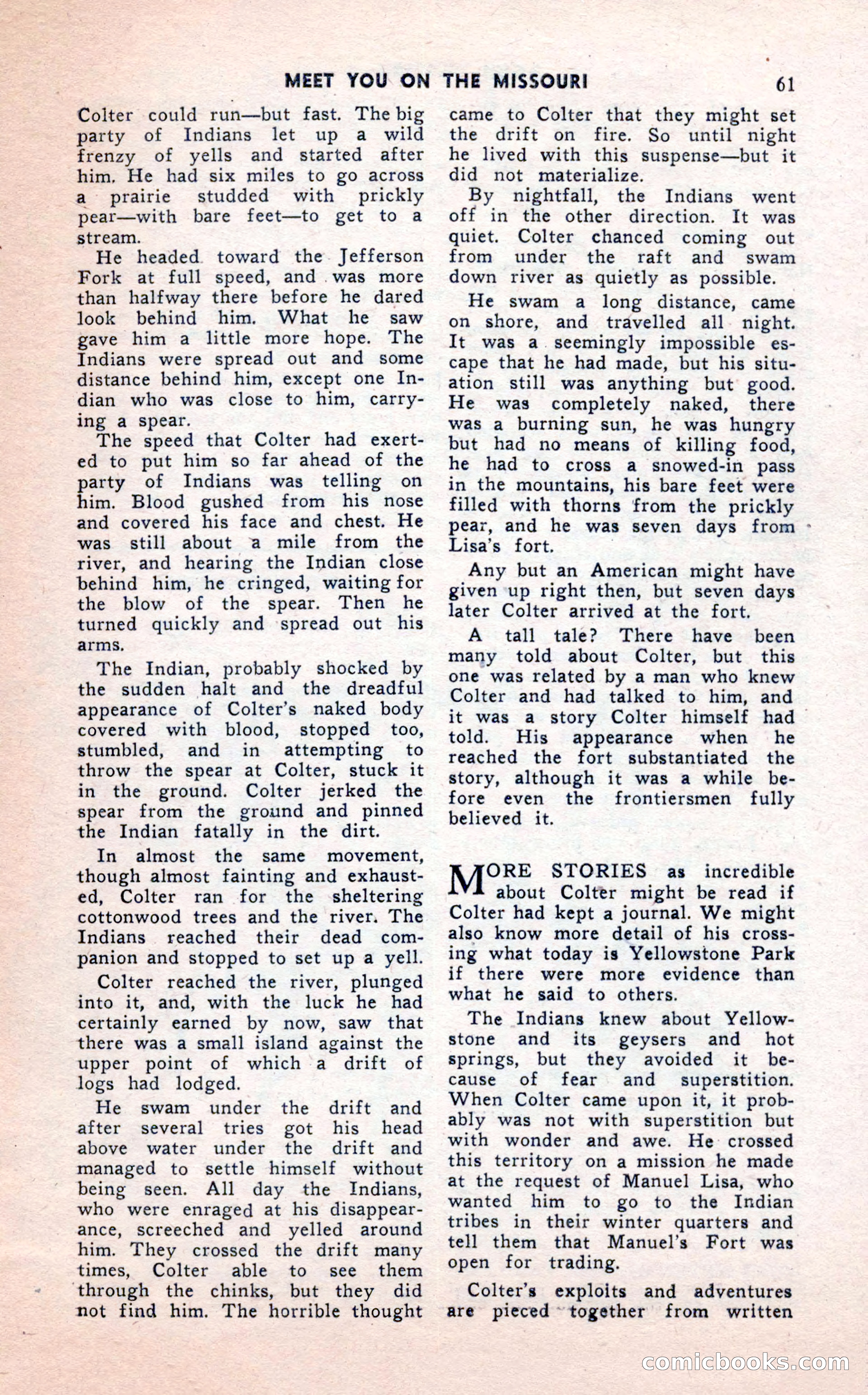 2-Gun Western, February 1954 — page 61 of 100
