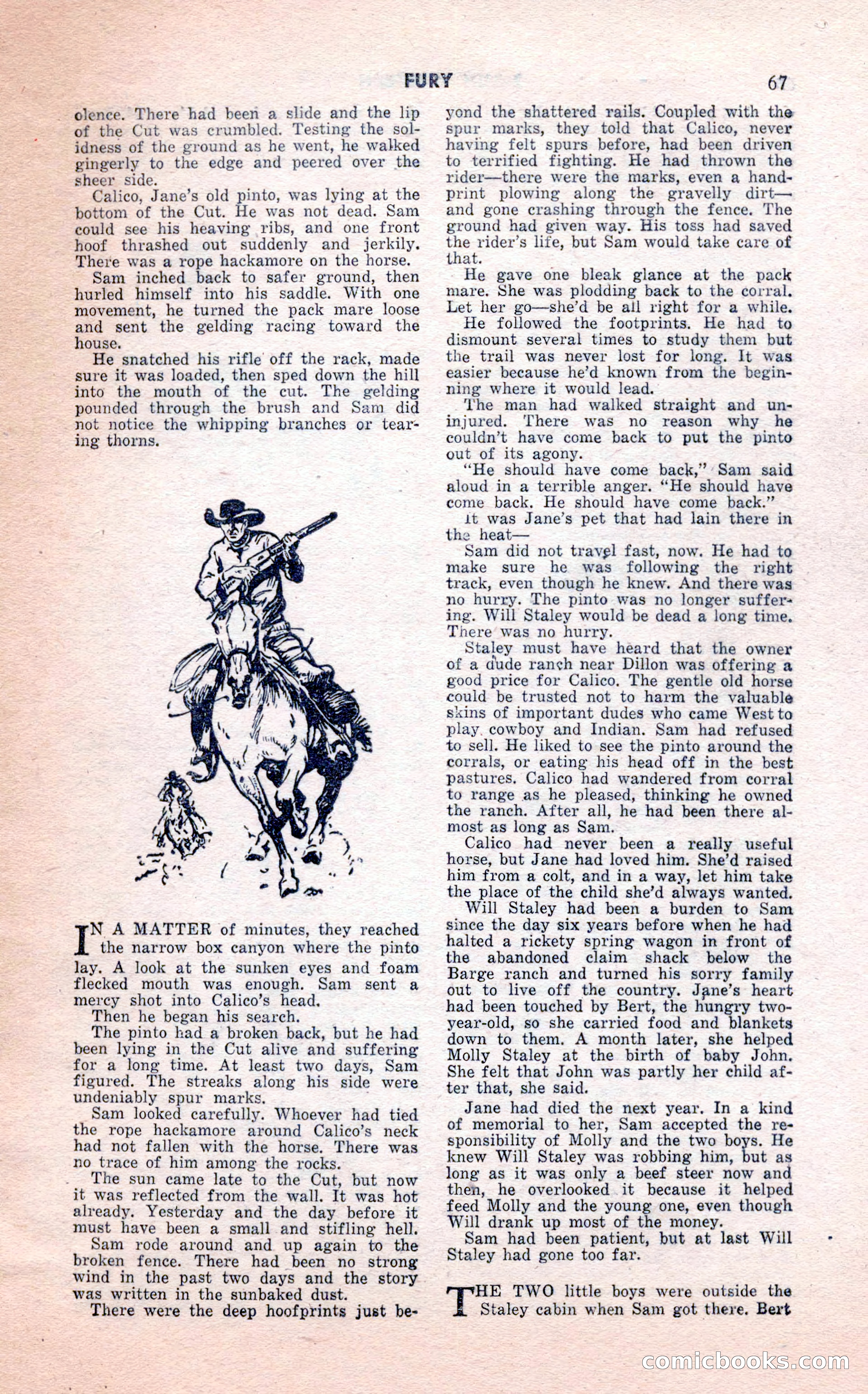 2-Gun Western, February 1954 — page 67 of 100