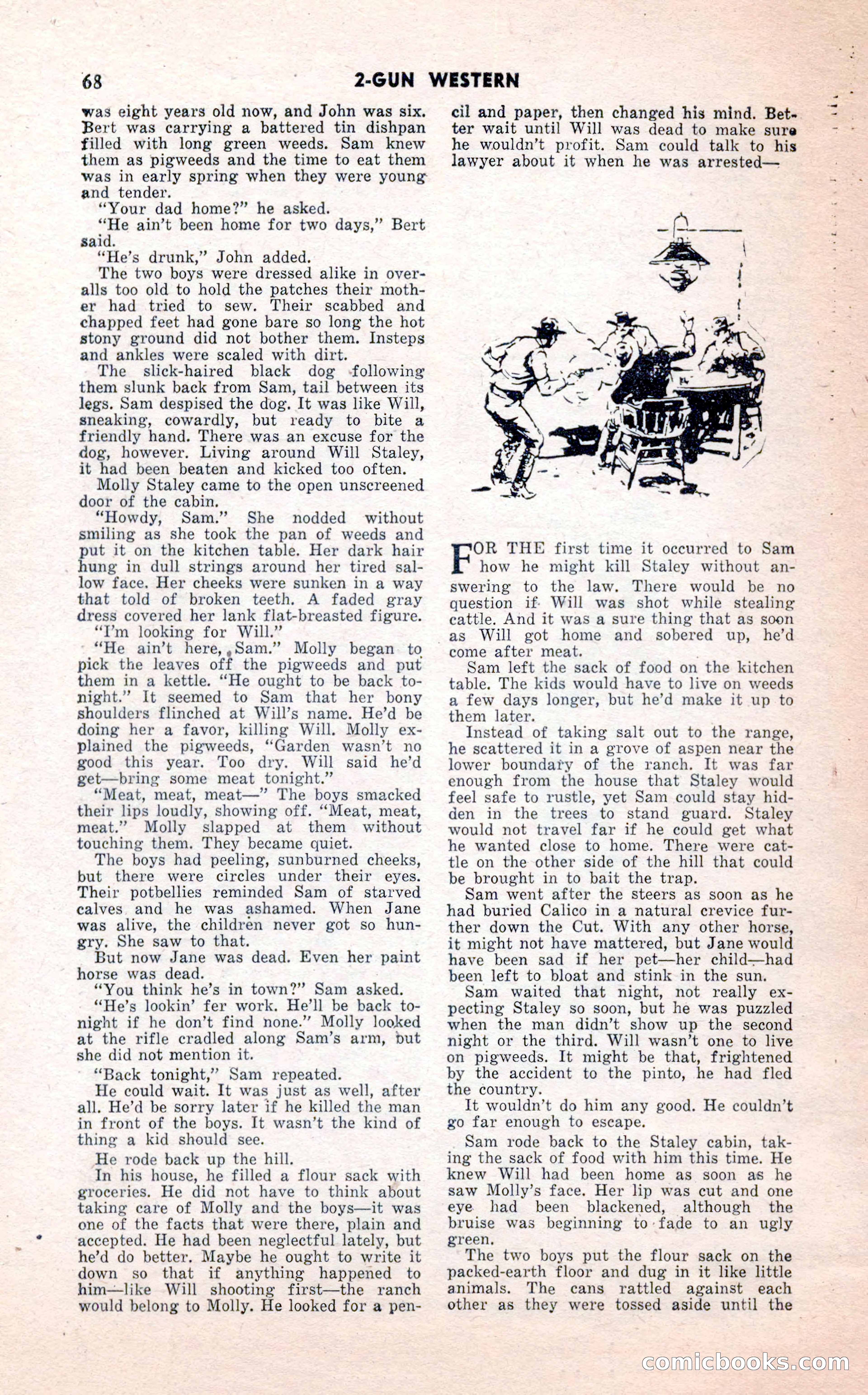 2-Gun Western, February 1954 — page 68 of 100