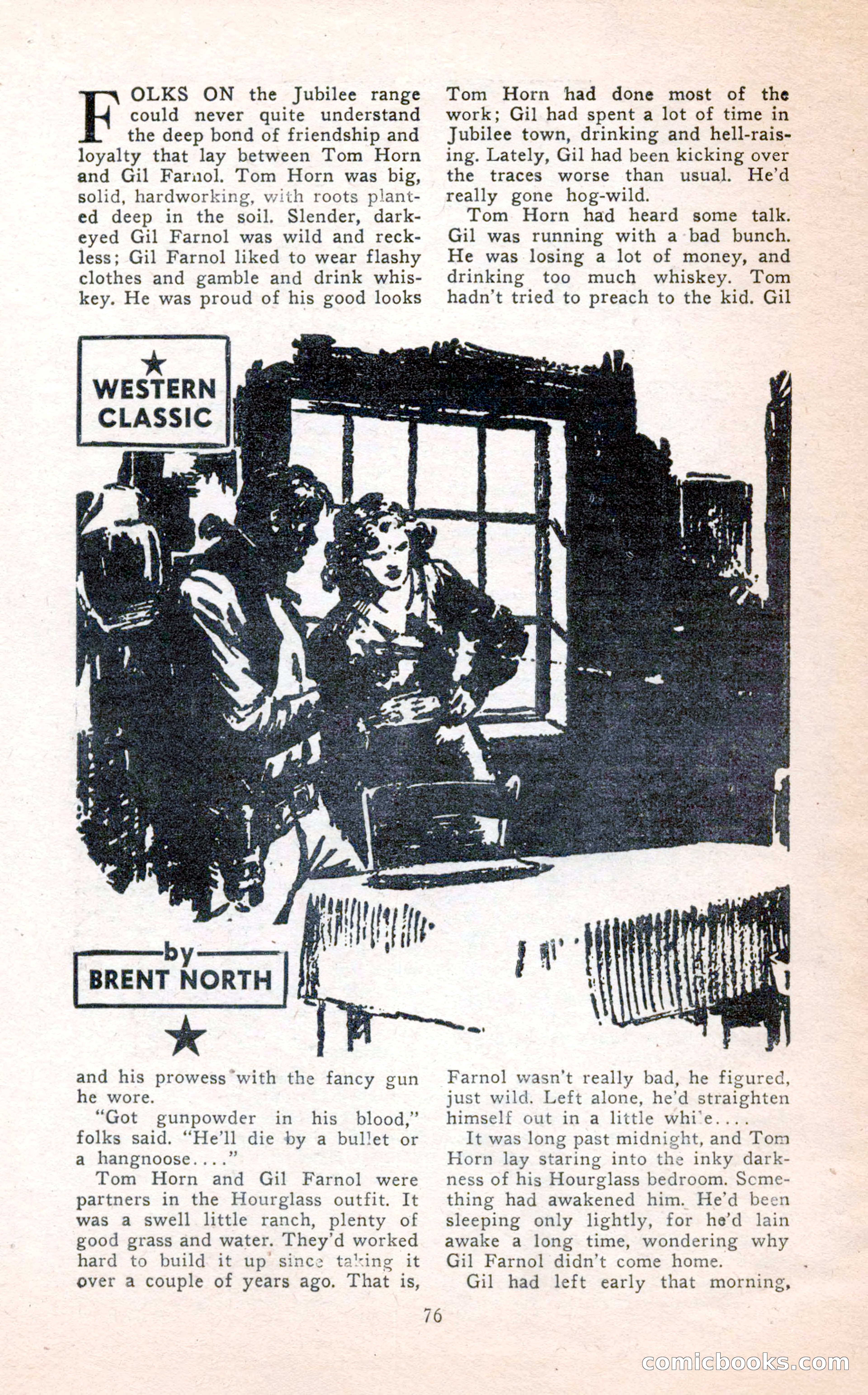 2-Gun Western, February 1954 — page 76 of 100
